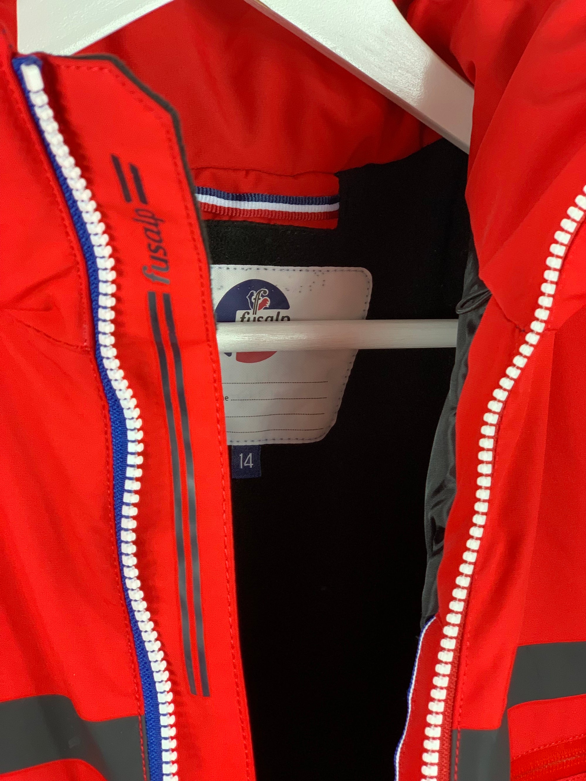 Veste ski Fusalp 14 ans rouge
