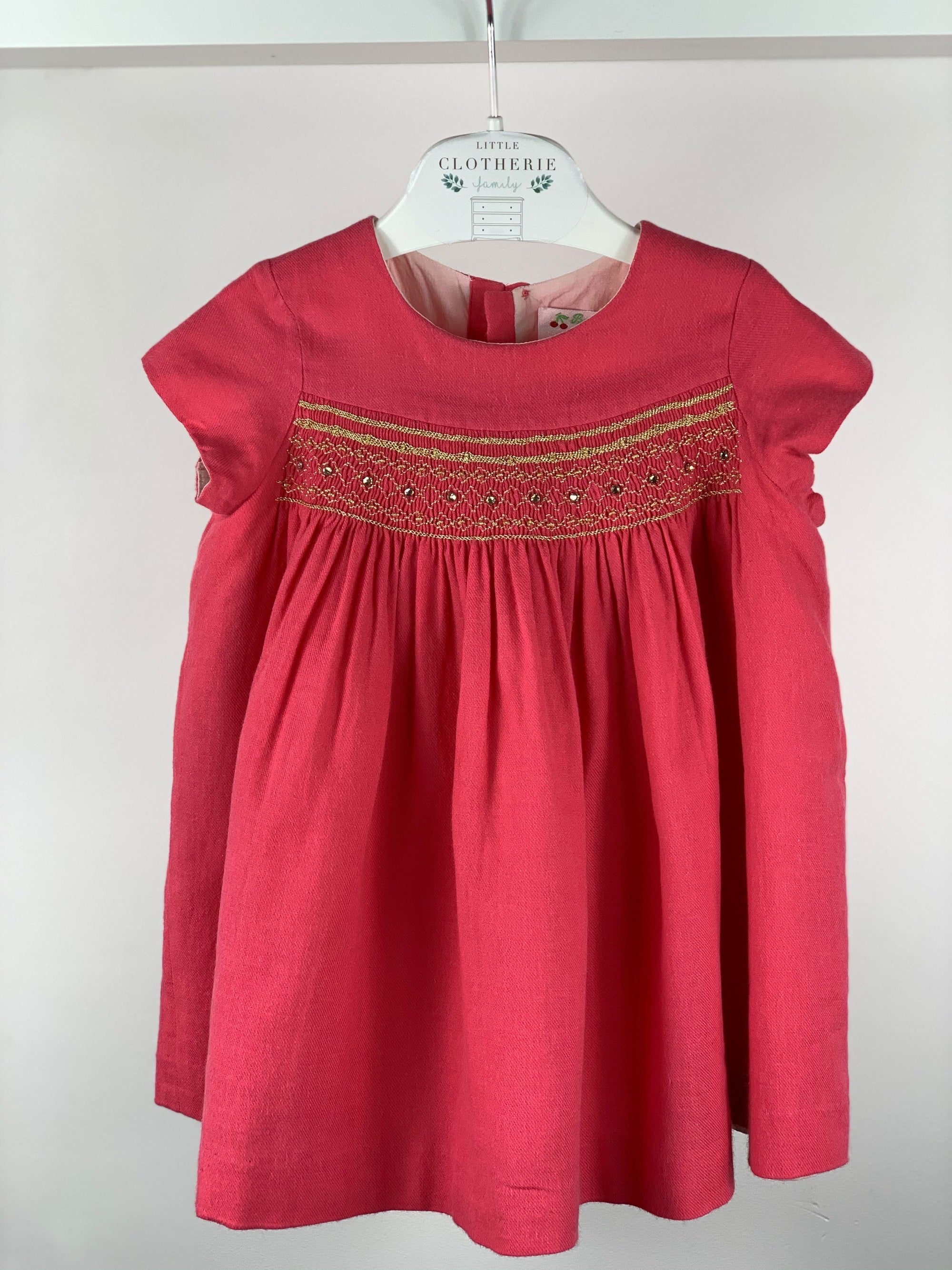 Robe Bonpoint à smocks 18 mois