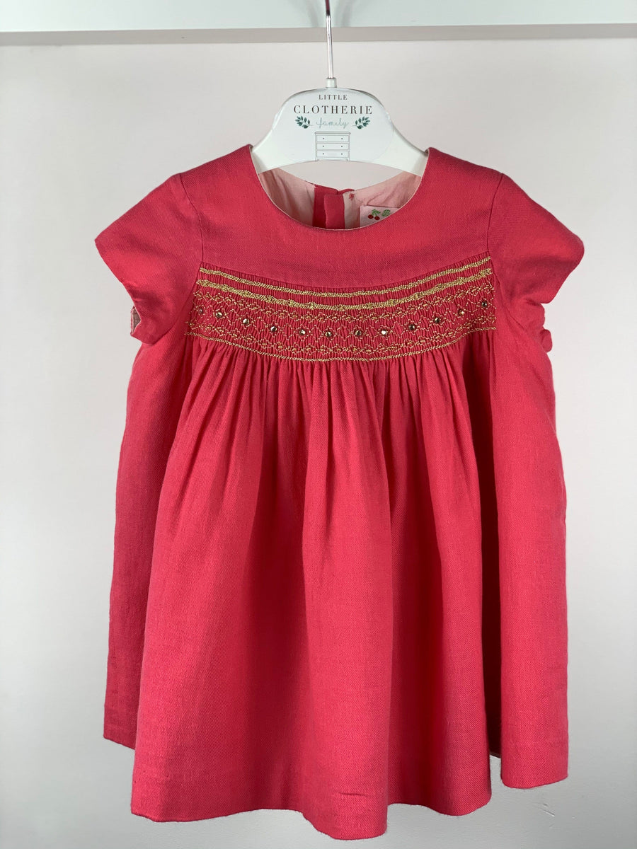 Robe Bonpoint à smocks 18 mois