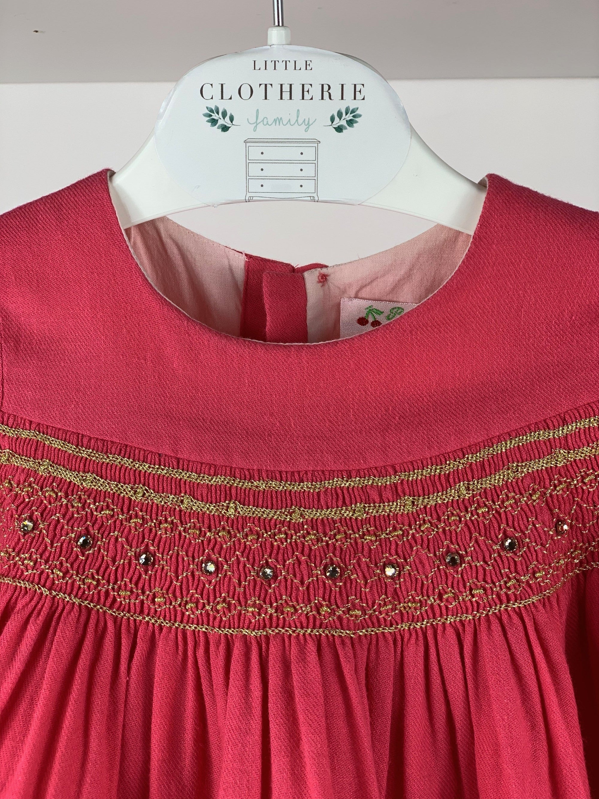 Robe Bonpoint à smocks 18 mois