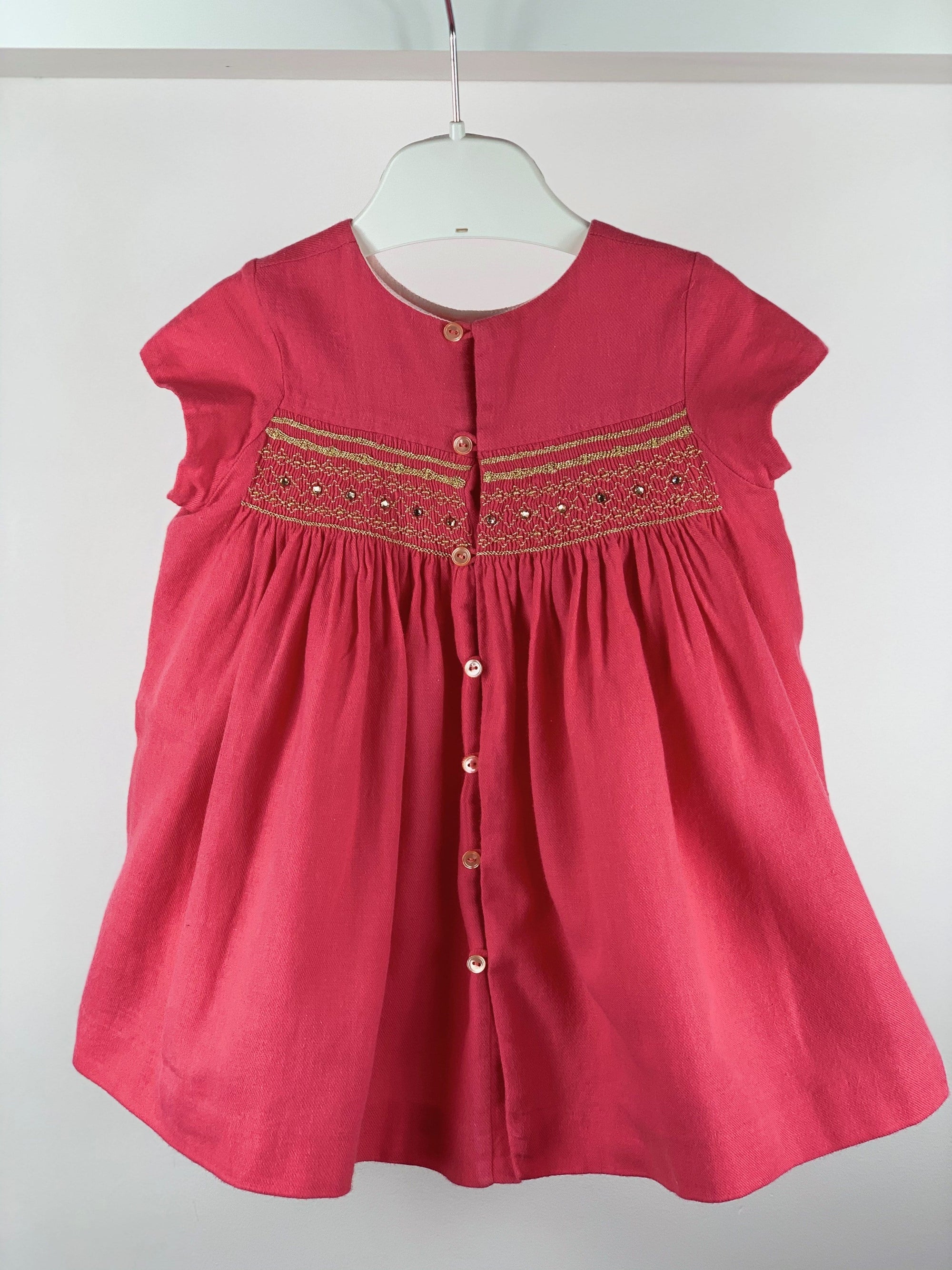 Robe Bonpoint à smocks 18 mois