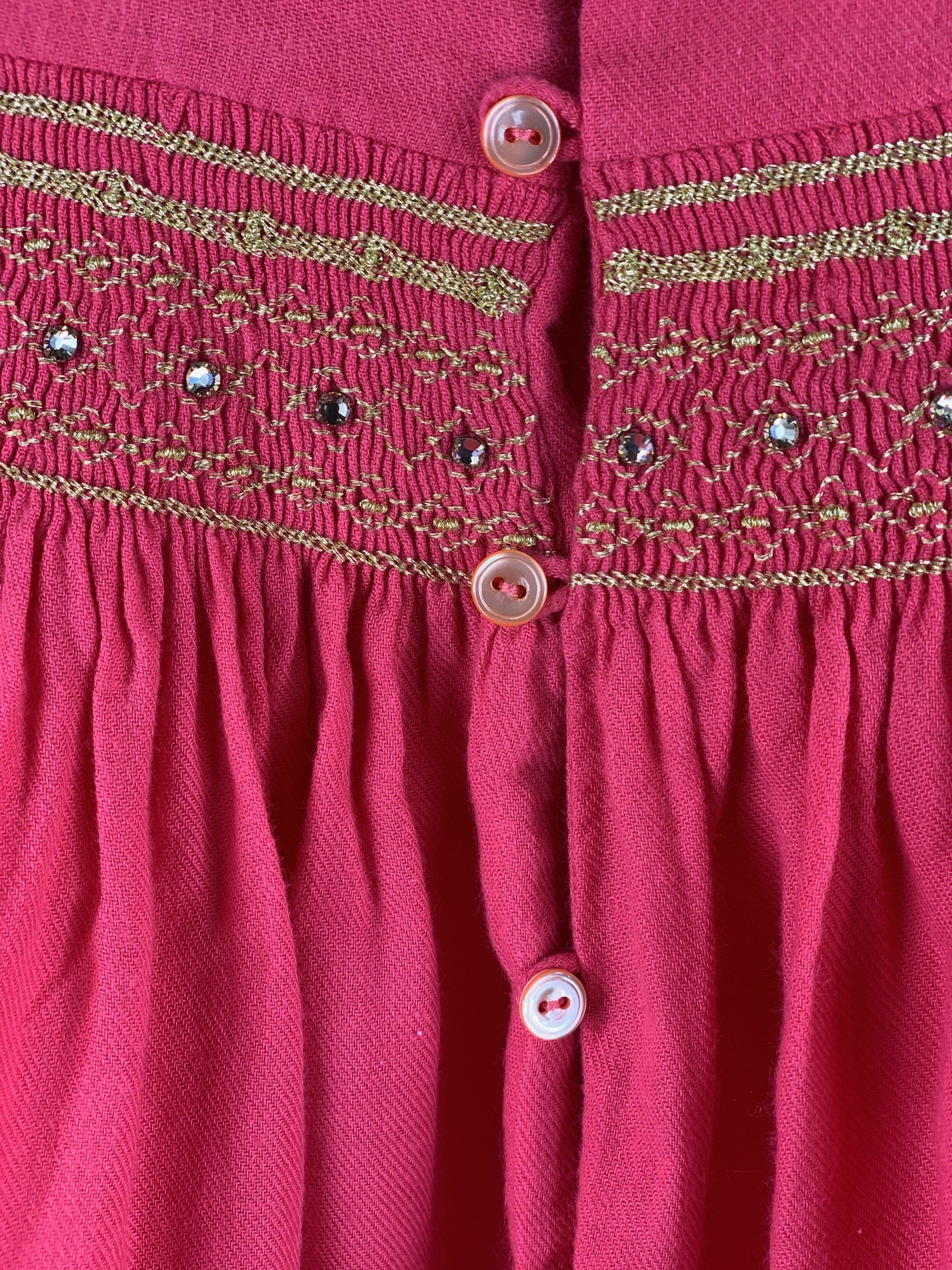 Robe Bonpoint à smocks 18 mois