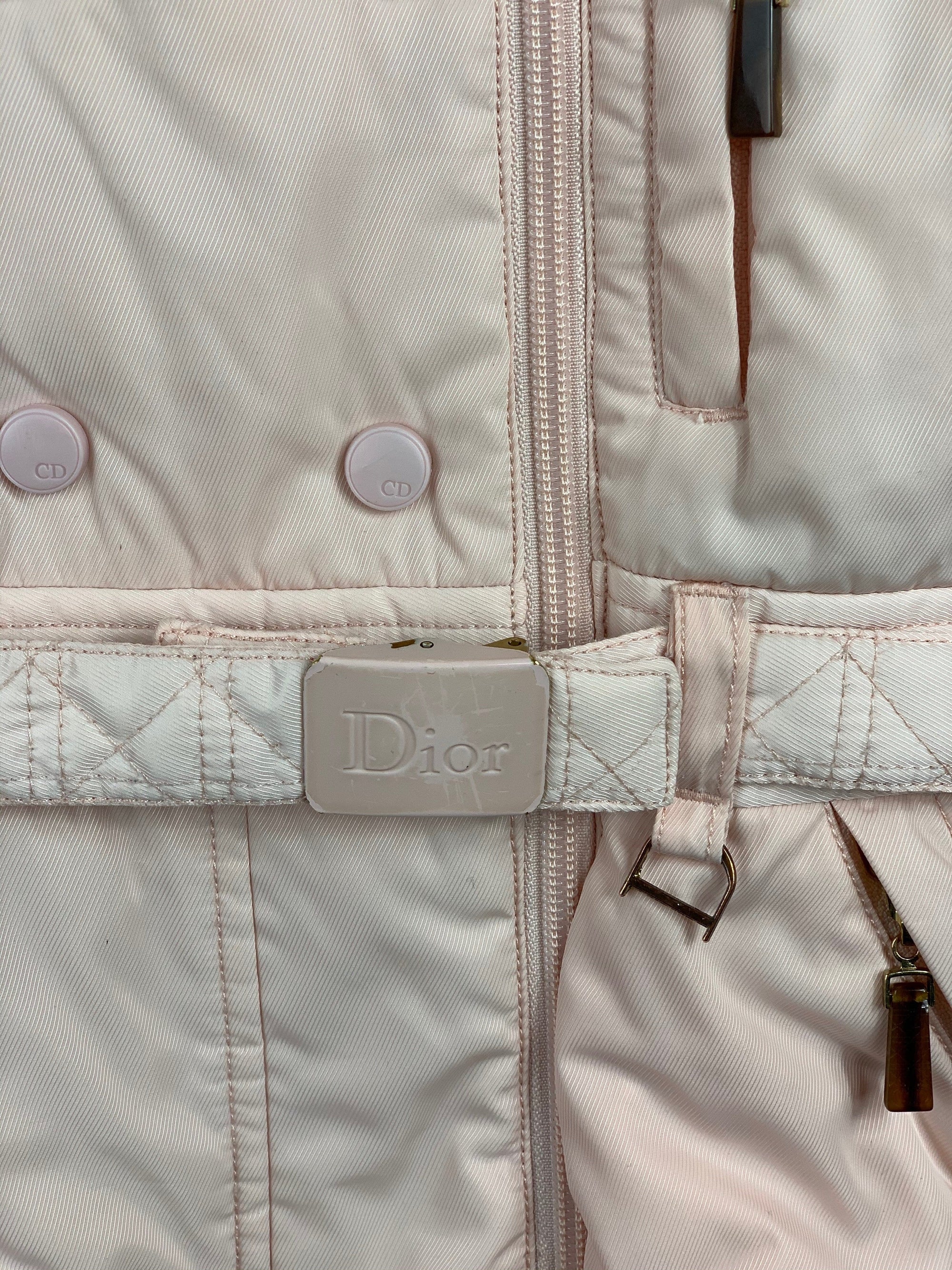 Combinaison ski Dior avec moufles 4 ans