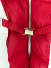 Combinaison ski Moncler rouge et blanche 2 ans