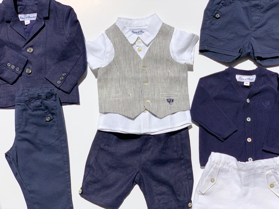 Ensemble garçon Cérémonie Tartine et Chocolat 1 an