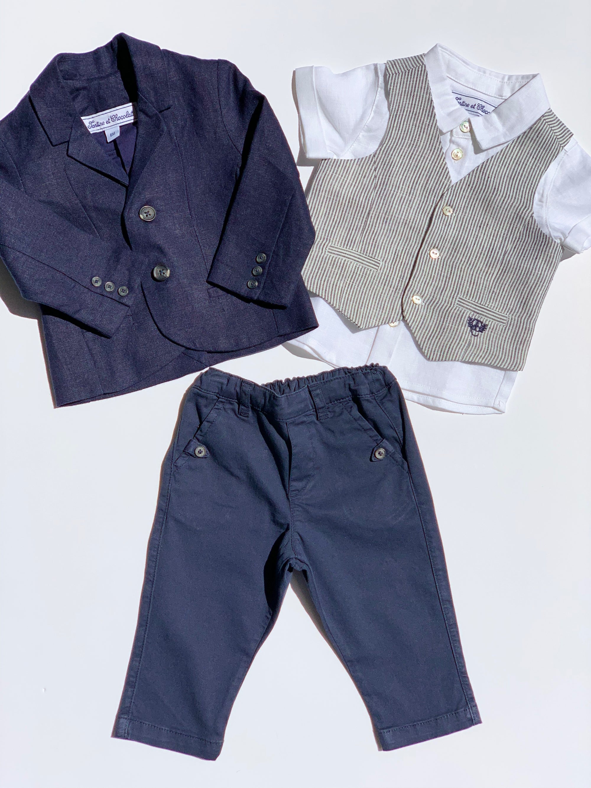 Ensemble garçon Cérémonie Tartine et Chocolat 3 ans