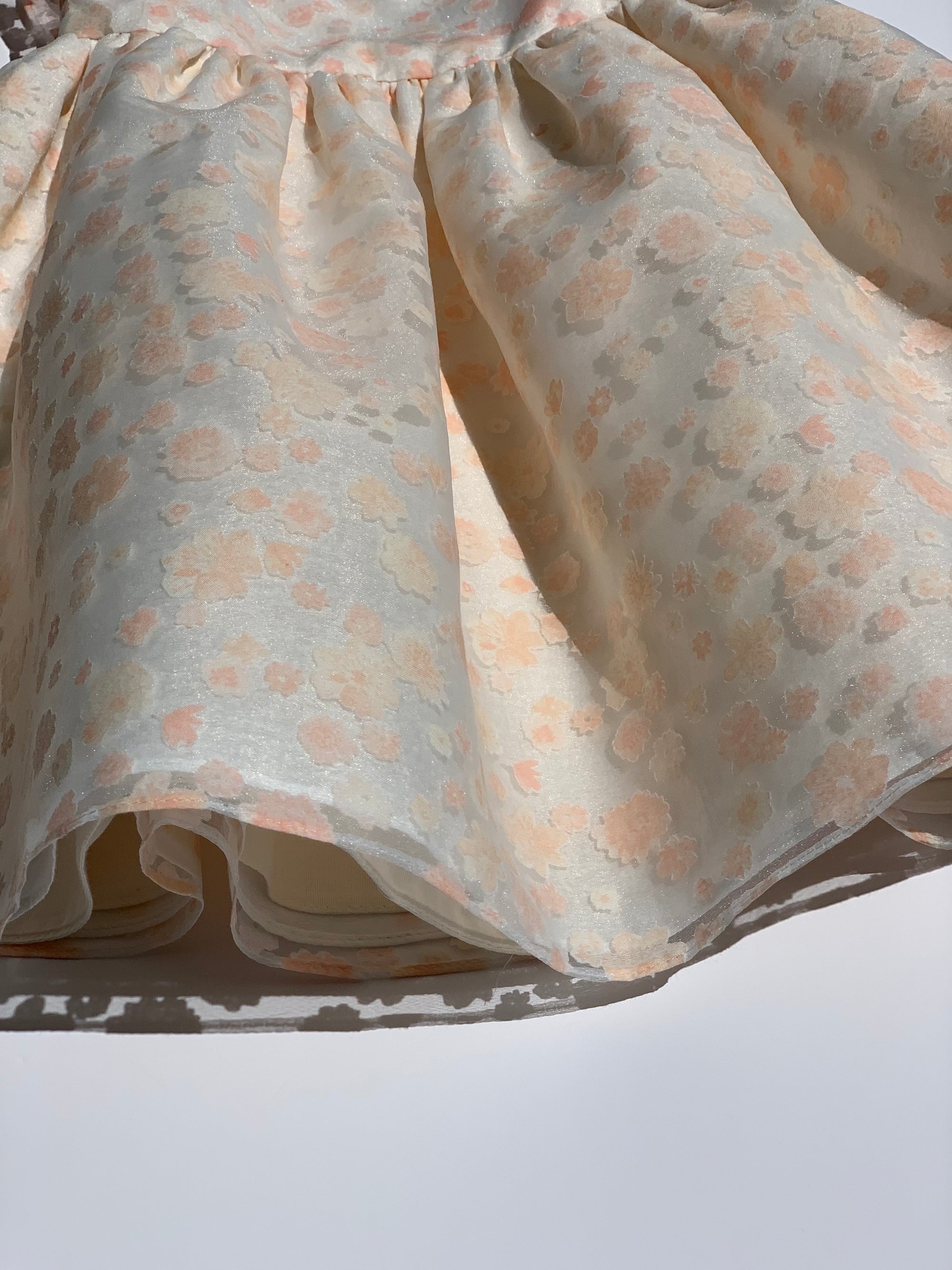 Robe Tartine et Chocolat organza floral 1 an