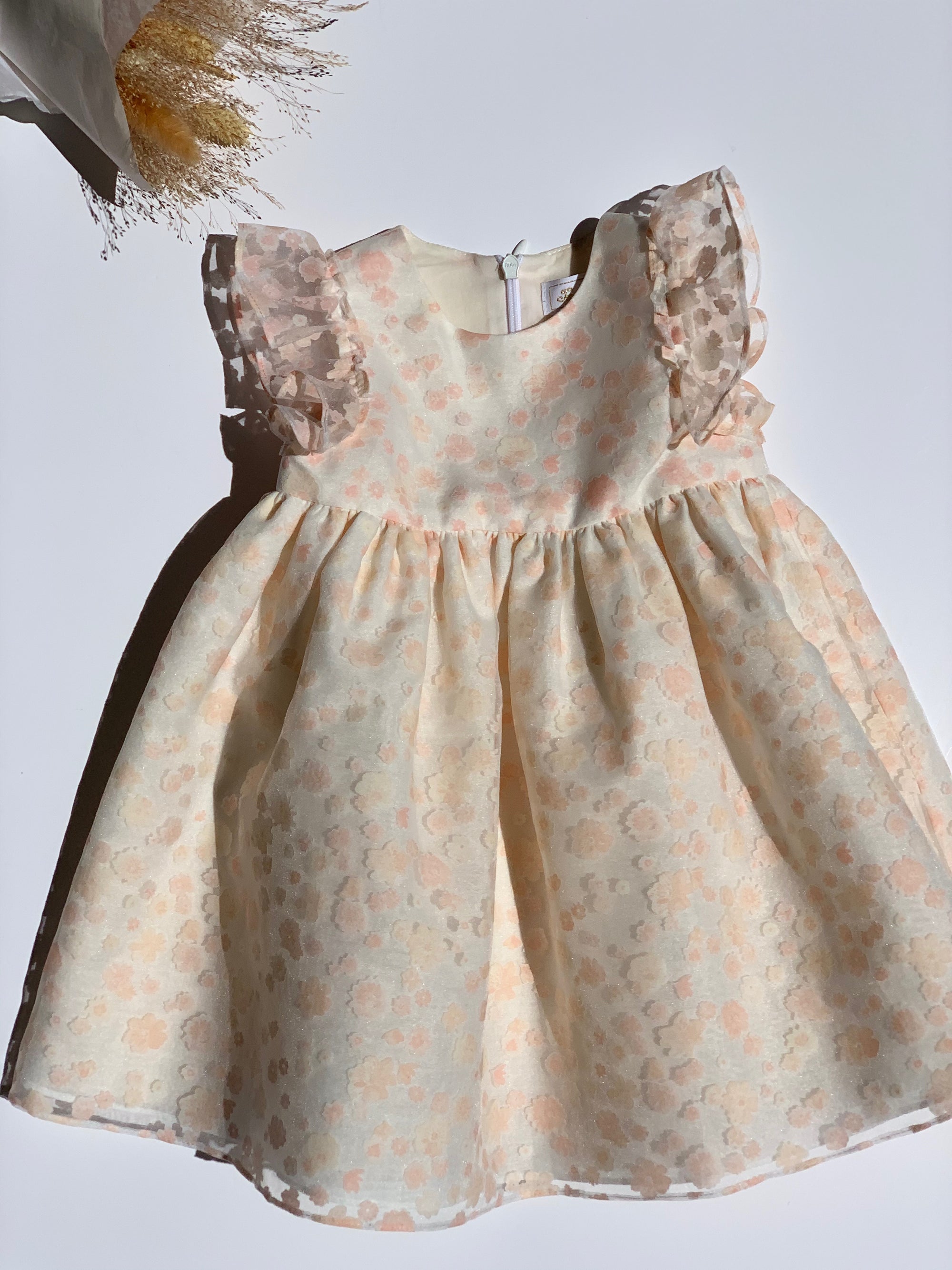 Robe Tartine et Chocolat organza floral 18 mois