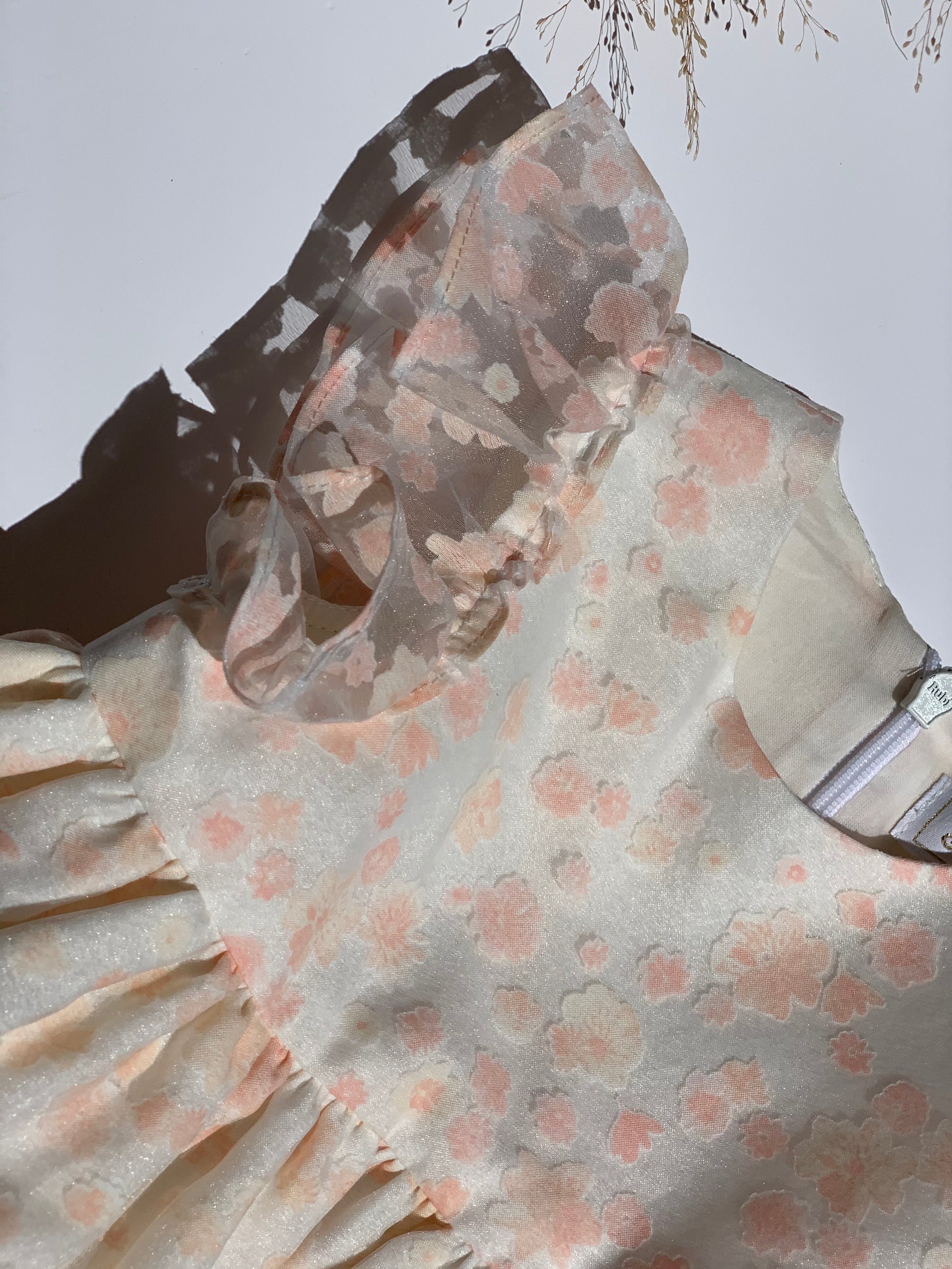 Robe Tartine et Chocolat organza floral 18 mois