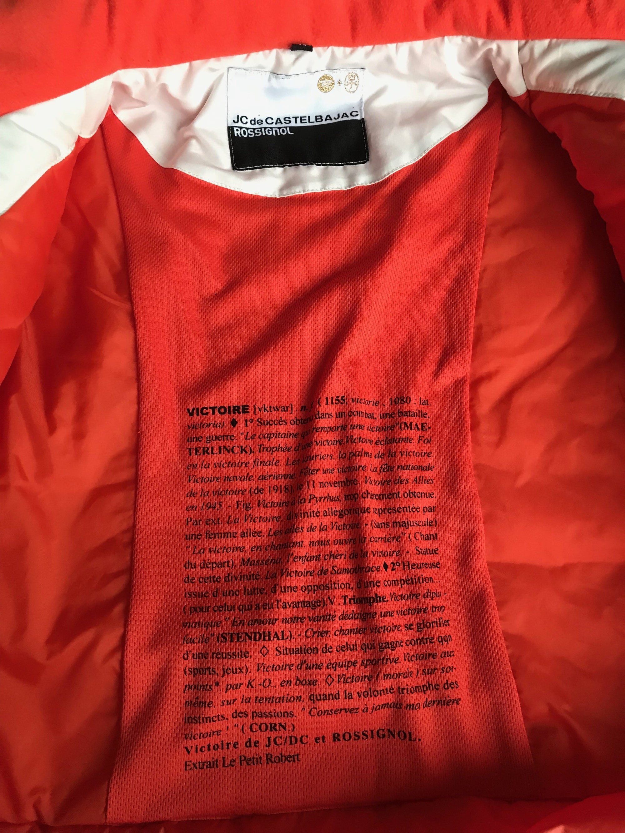 Veste ski Rossignol X JC de Castelbajac 12 ans