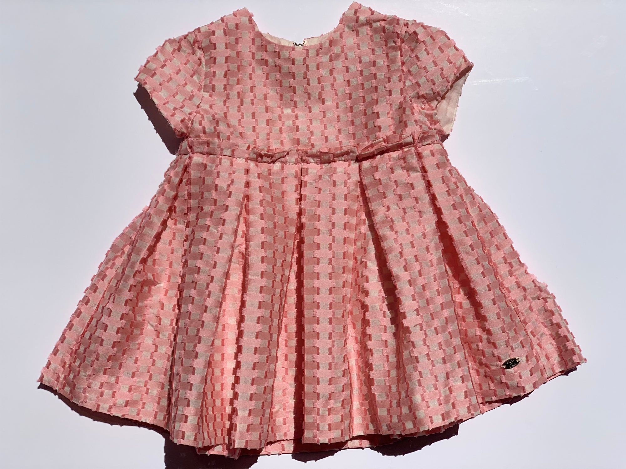 Robe Tartine et Chocolat rose nude jacquard 18 mois