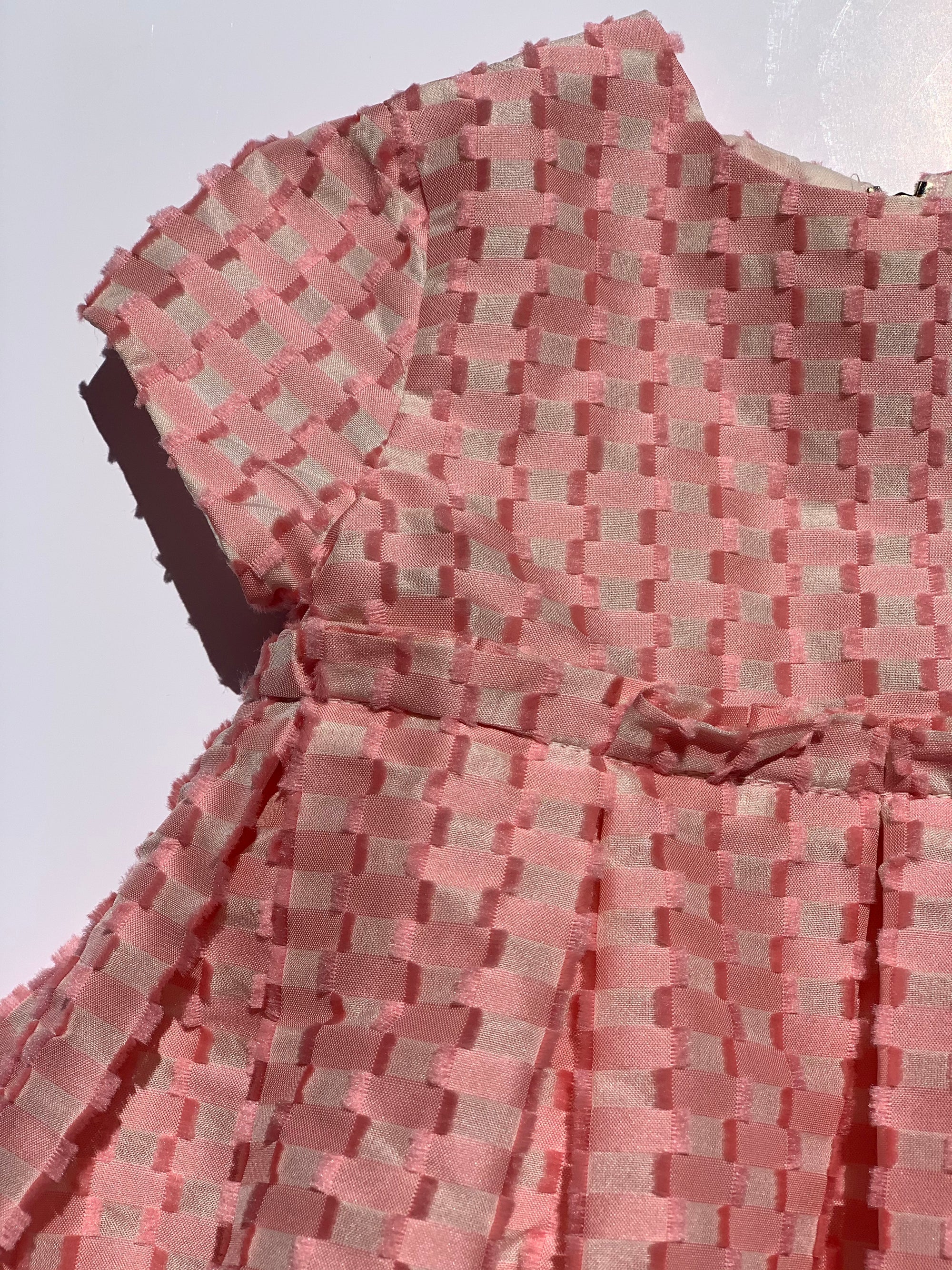 Robe Tartine et Chocolat rose nude jacquard 9 mois