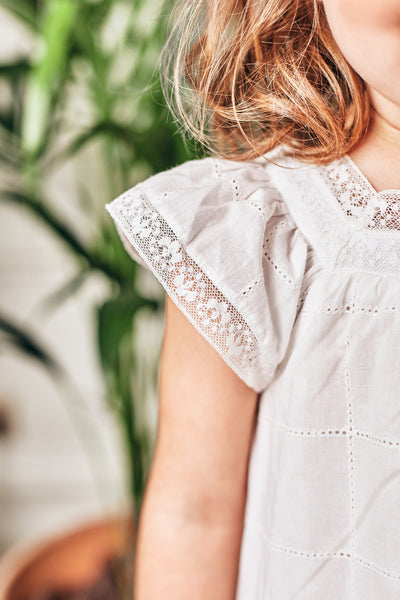 Robe Tartine et Chocolat fluide craie 12 mois