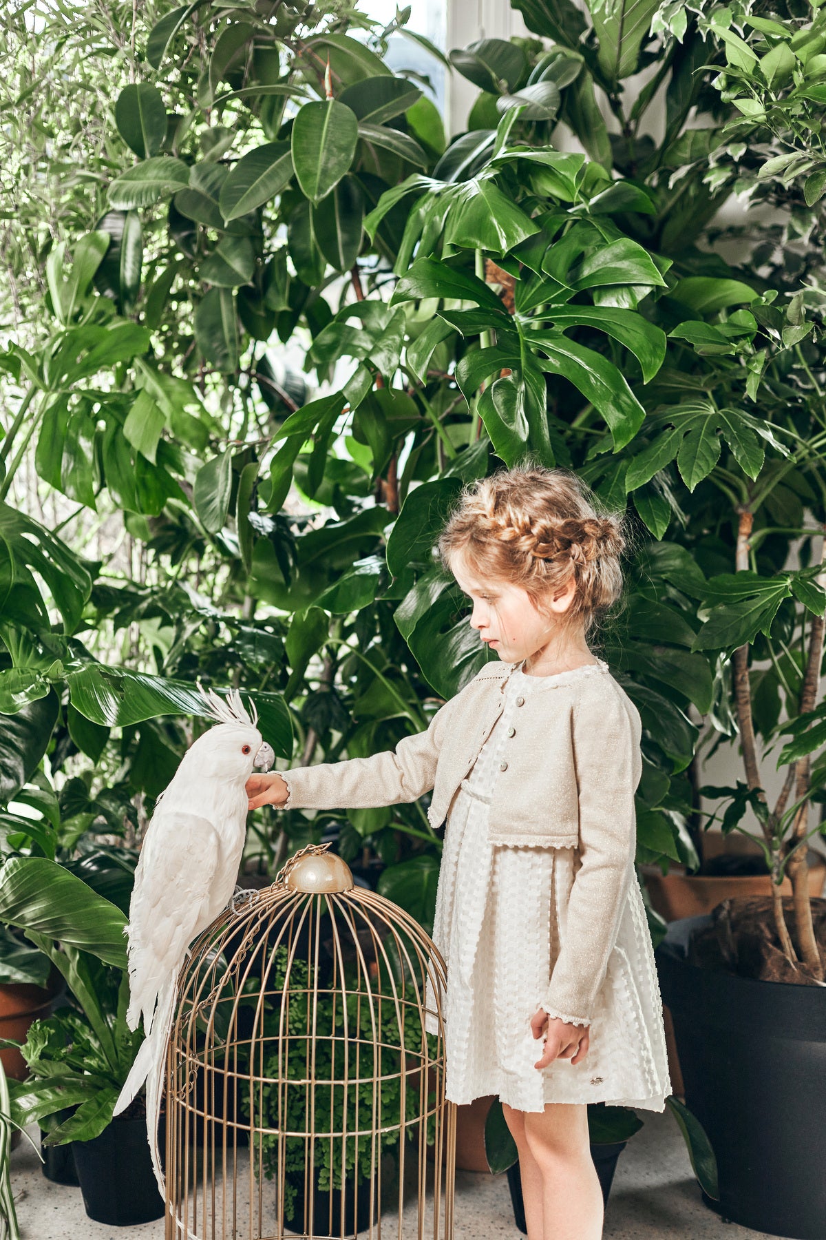 Robe Tartine et Chocolat blanche craie 6 mois