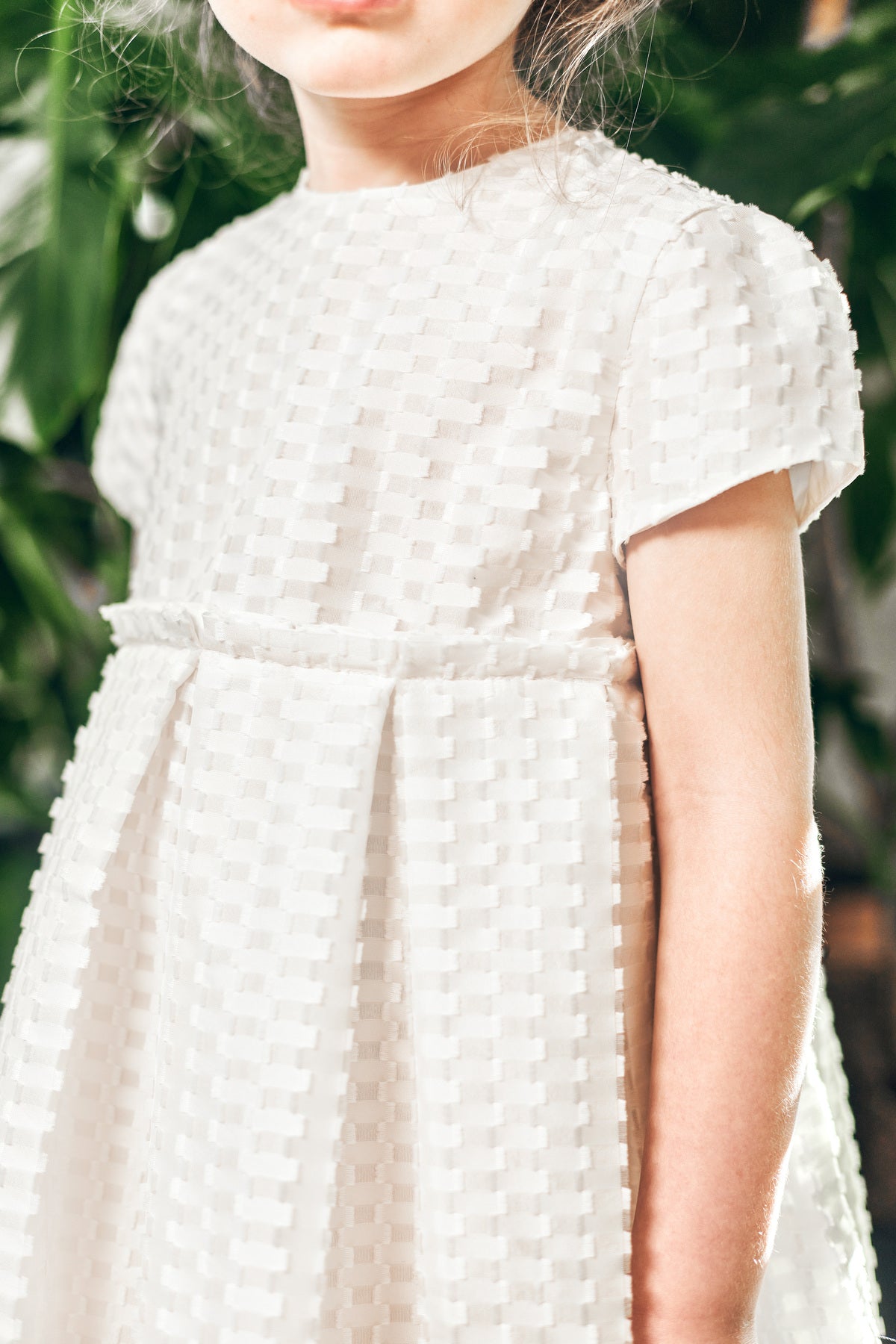 Robe Tartine et Chocolat blanche craie 2 ans