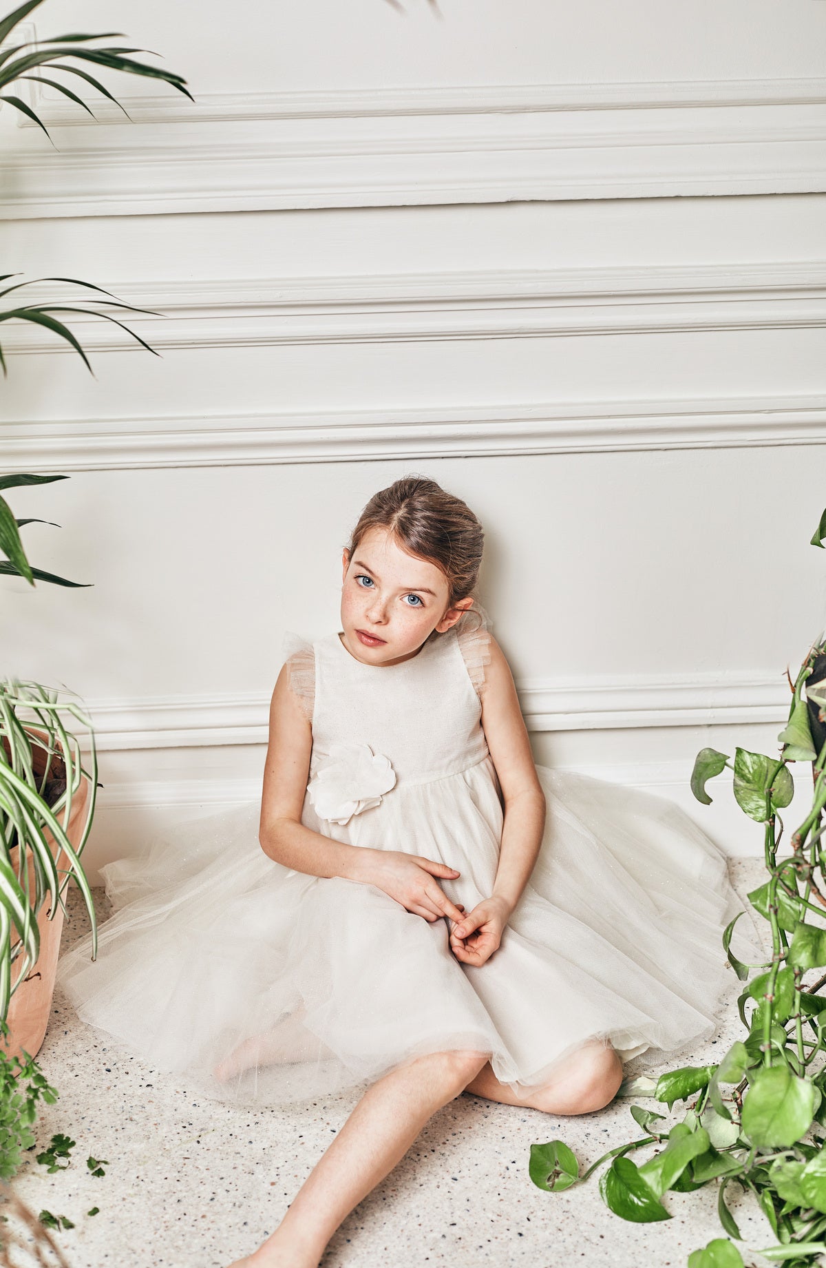 Robe Tartine et Chocolat tulle pailleté 4 ans