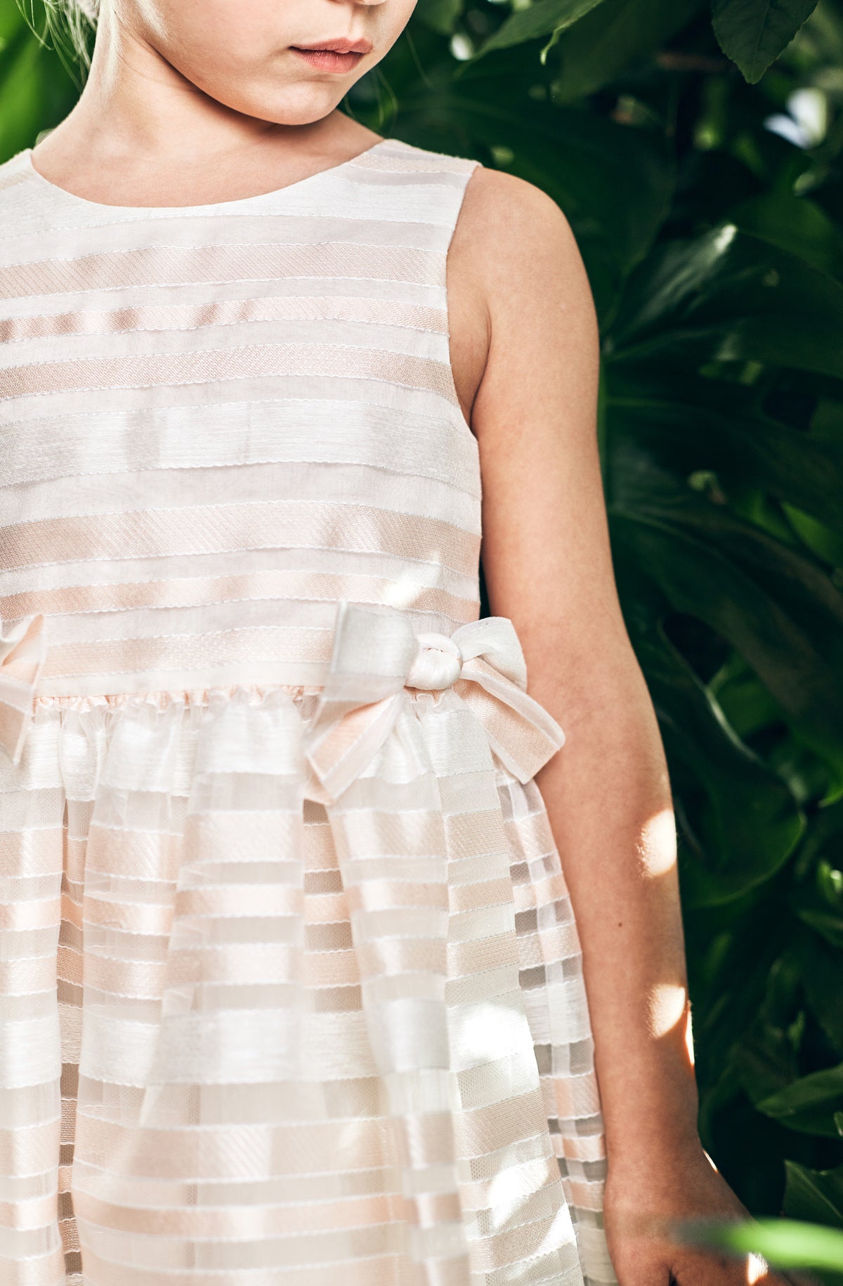 Robe Tartine et Chocolat rose craie rayures roses 12 ans