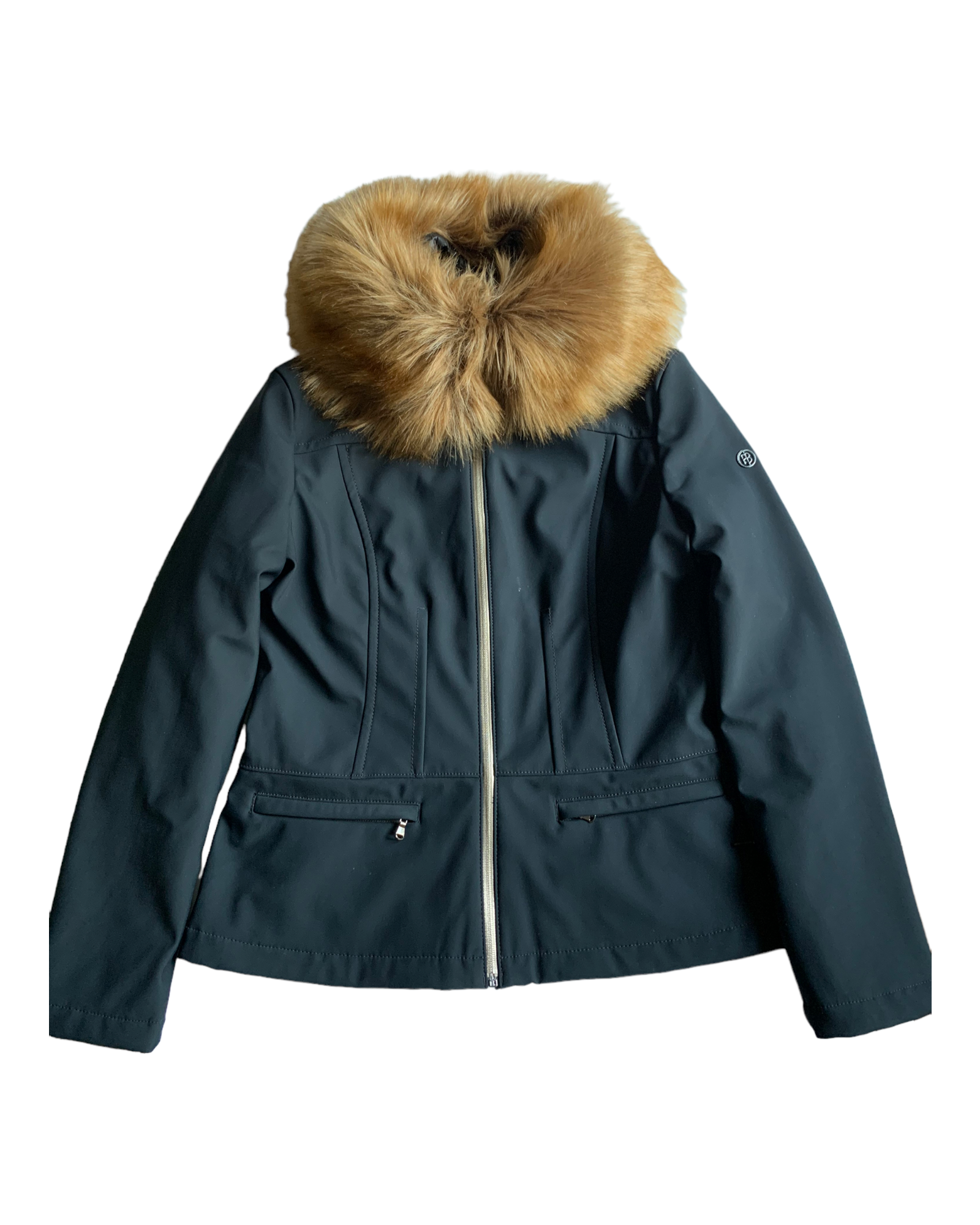 Veste discount ski fourrure