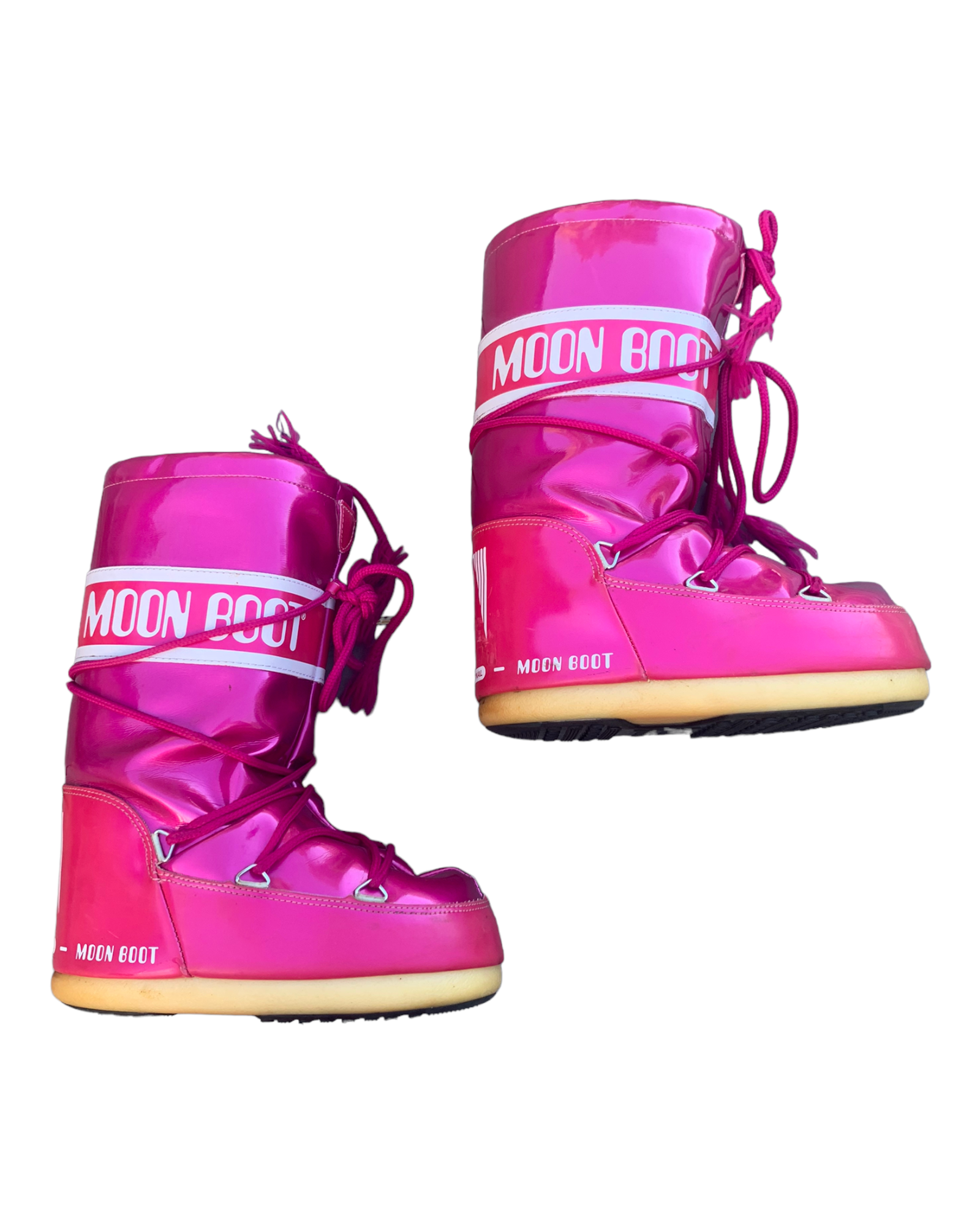 Moonboots Fushia vinyle 31-34