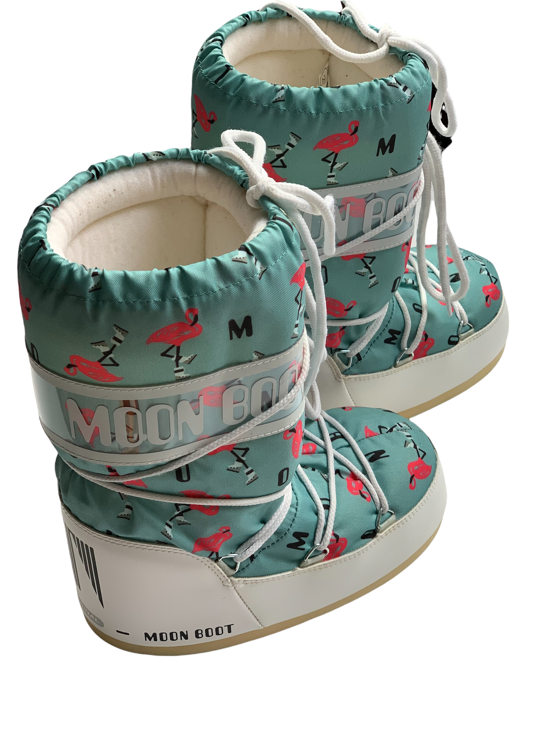 Moonboots Turquoise et blanche  31-34