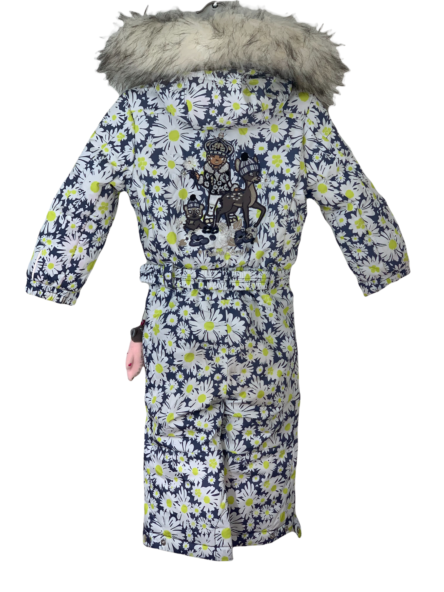 Combinaison marguerites ski Poivre Blanc 2 ans