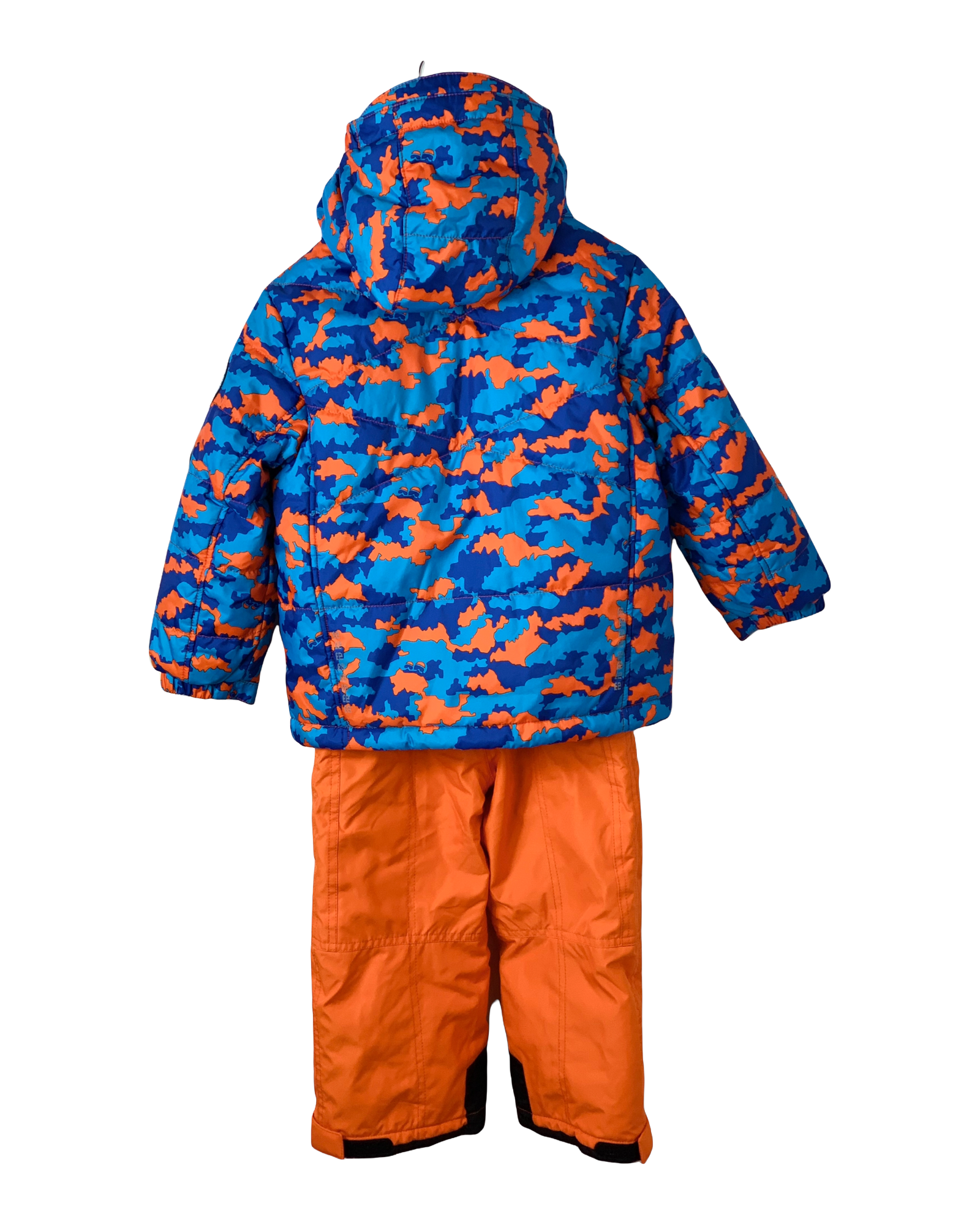 Ensemble ski Poivre Blanc orange/bleu 4 ans