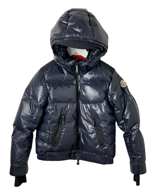 Veste ski Moncler bleu nuit 8 ans