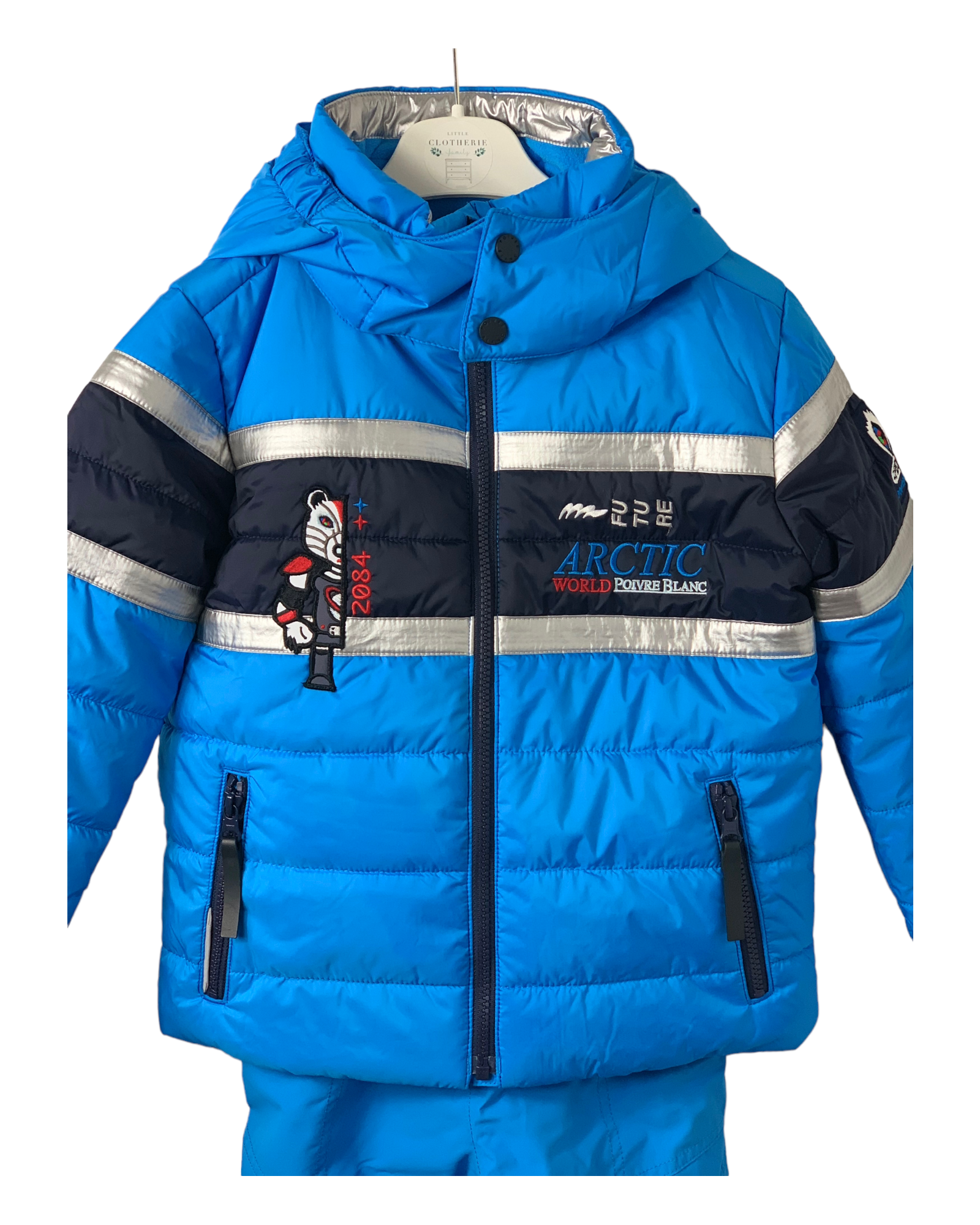 Ensemble ski Poivre Blanc Bleu  6 ans
