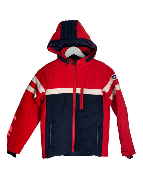 Veste ski Fusalp 10 ans marine/rouge