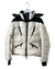 Veste de ski Moncler blanche et noire 10 ans