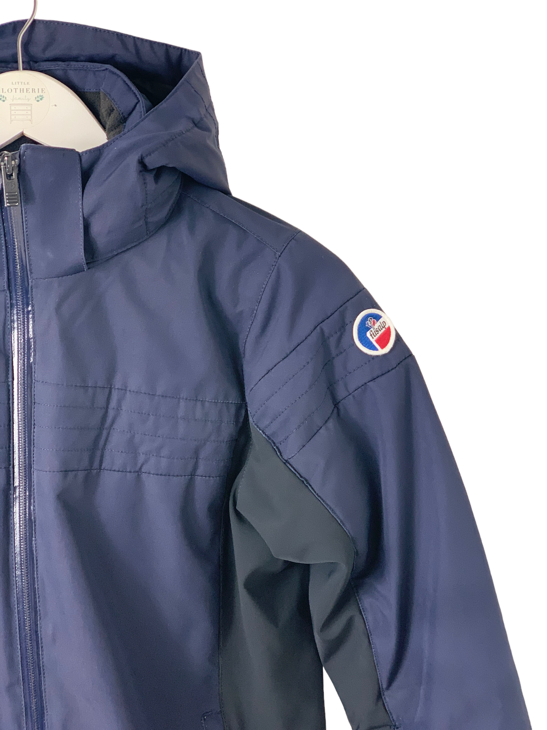 Veste ski Fusalp 12 ans noir / bleu nuit