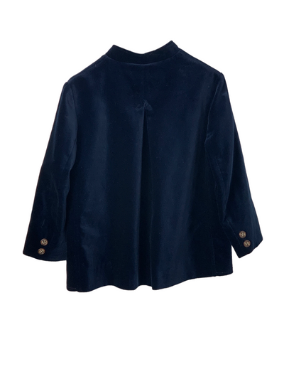 Veste velours bleu nuit Bonpoint 8 ans