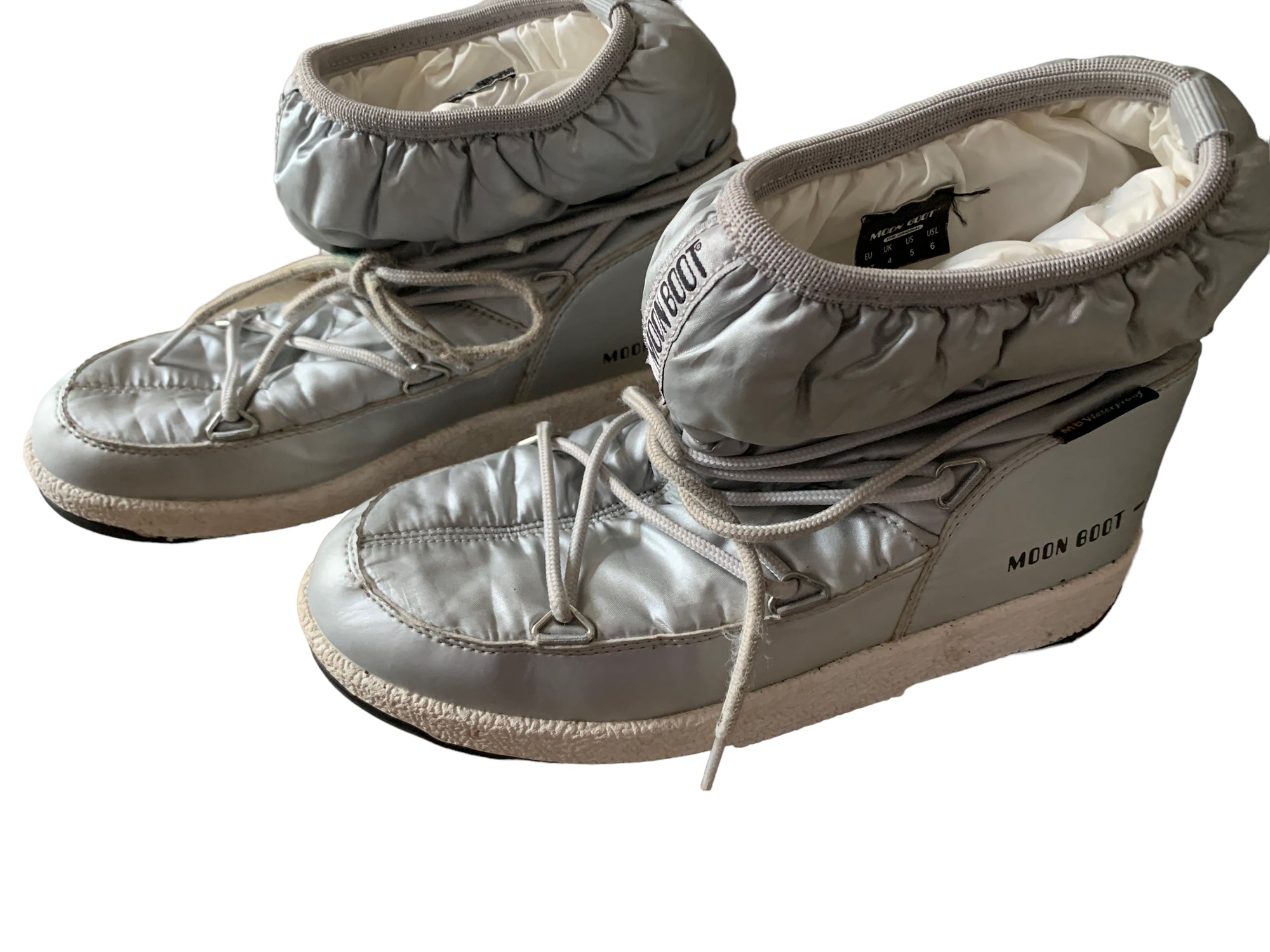 Moonboots basses argent taille 37