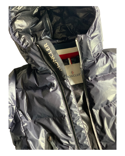 Veste ski Moncler bleu nuit 8 ans