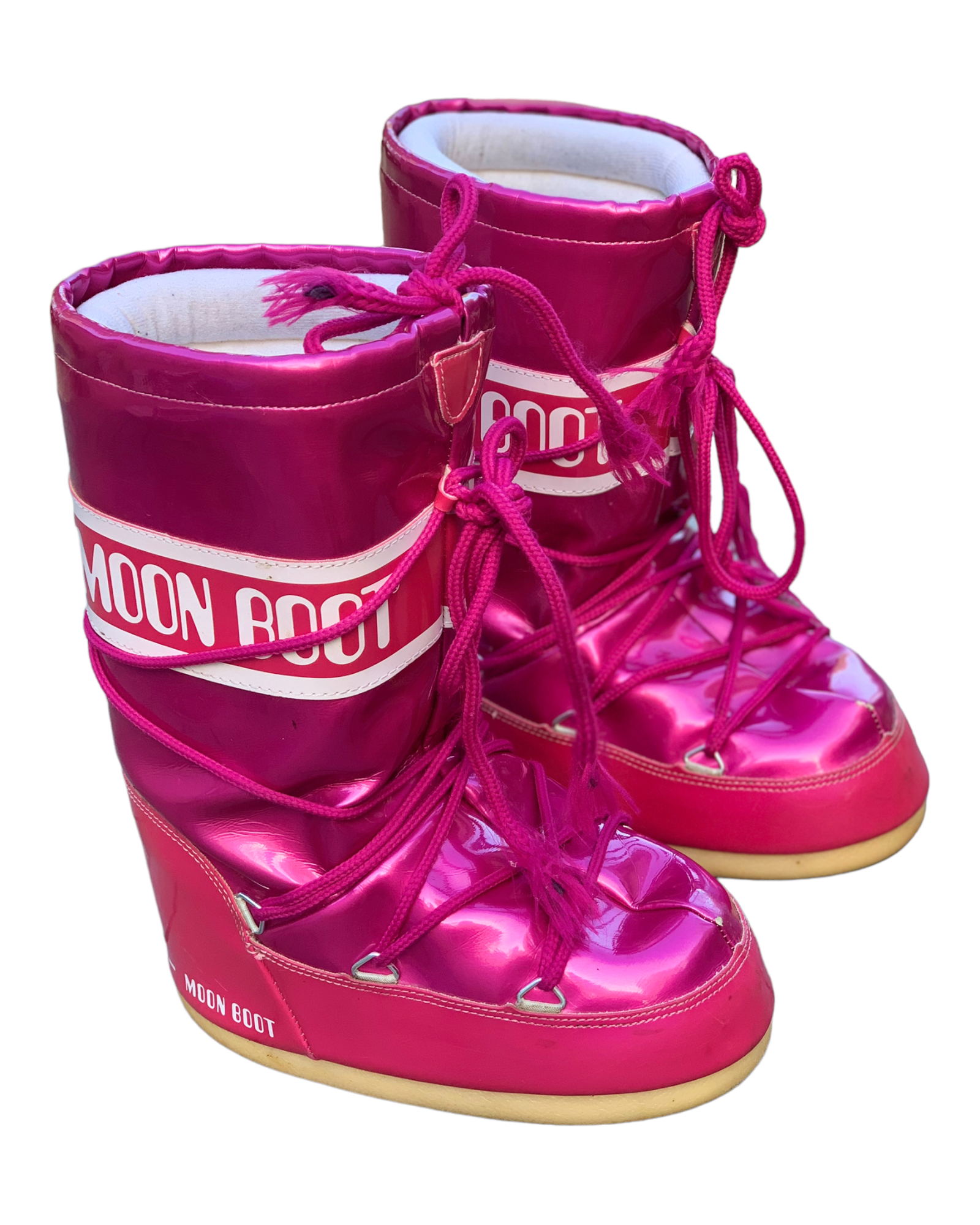 Moonboots Fushia vinyle 31-34