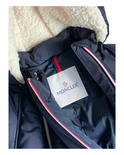 Combinaison ski Moncler marine 12/18 mois