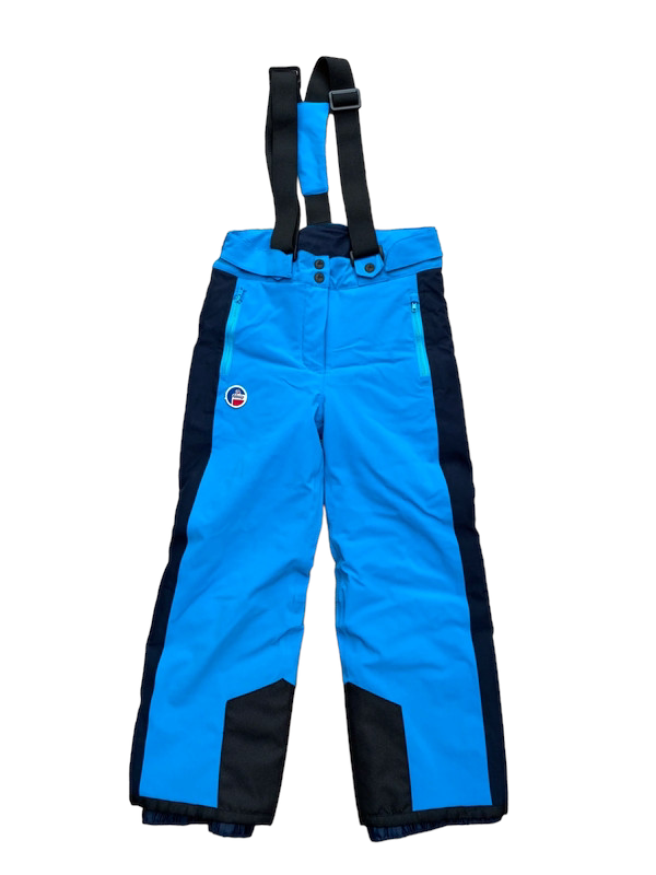 Pantalon ski Fusalp turquoise 8 ans