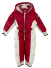 Combinaison ski Moncler rouge et blanche 2 ans