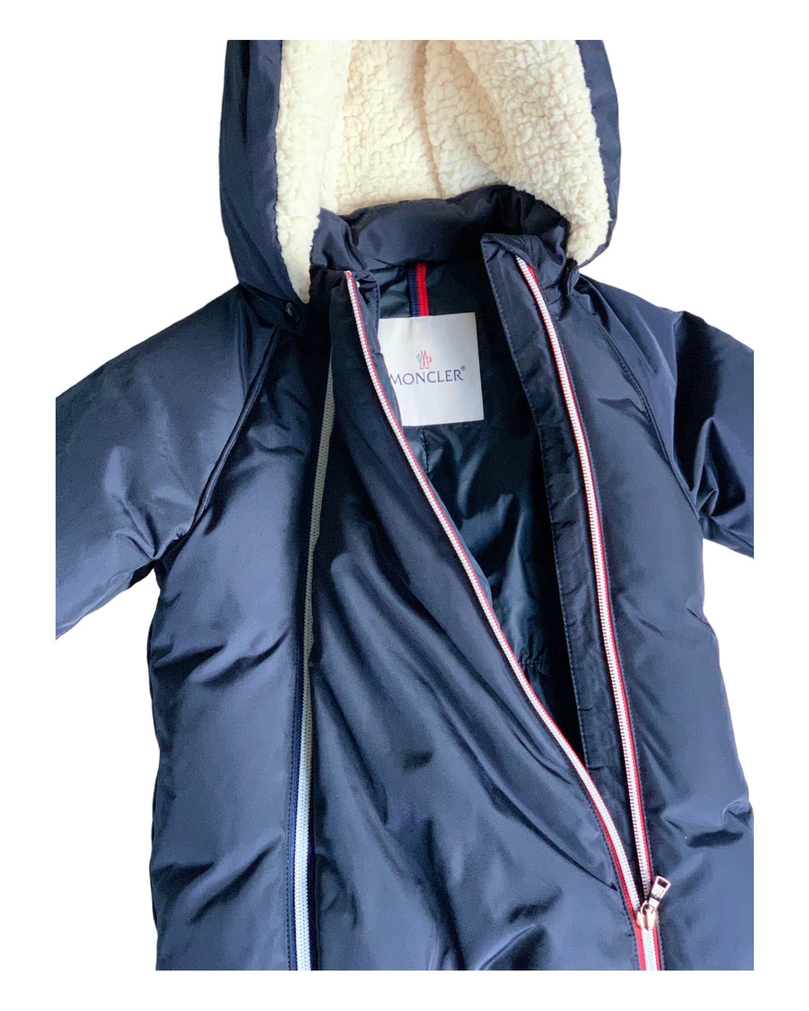 Combinaison ski Moncler marine 12/18 mois