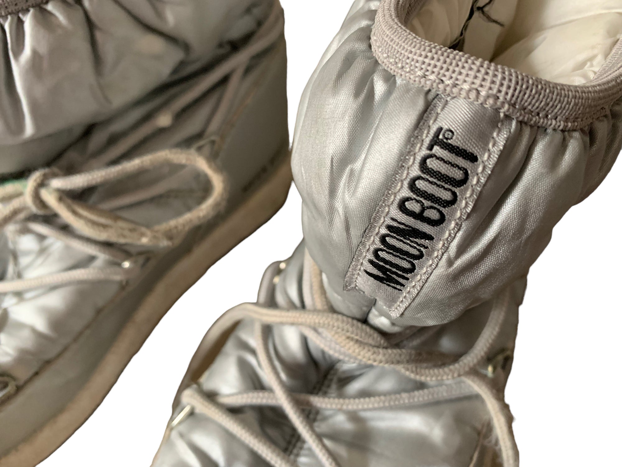 Moonboots basses argent taille 37