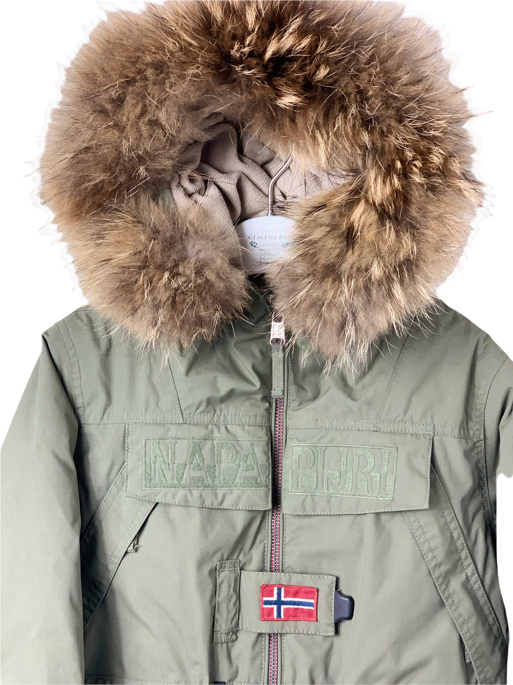 Ensemble ski kaki Napapijri 6 ans