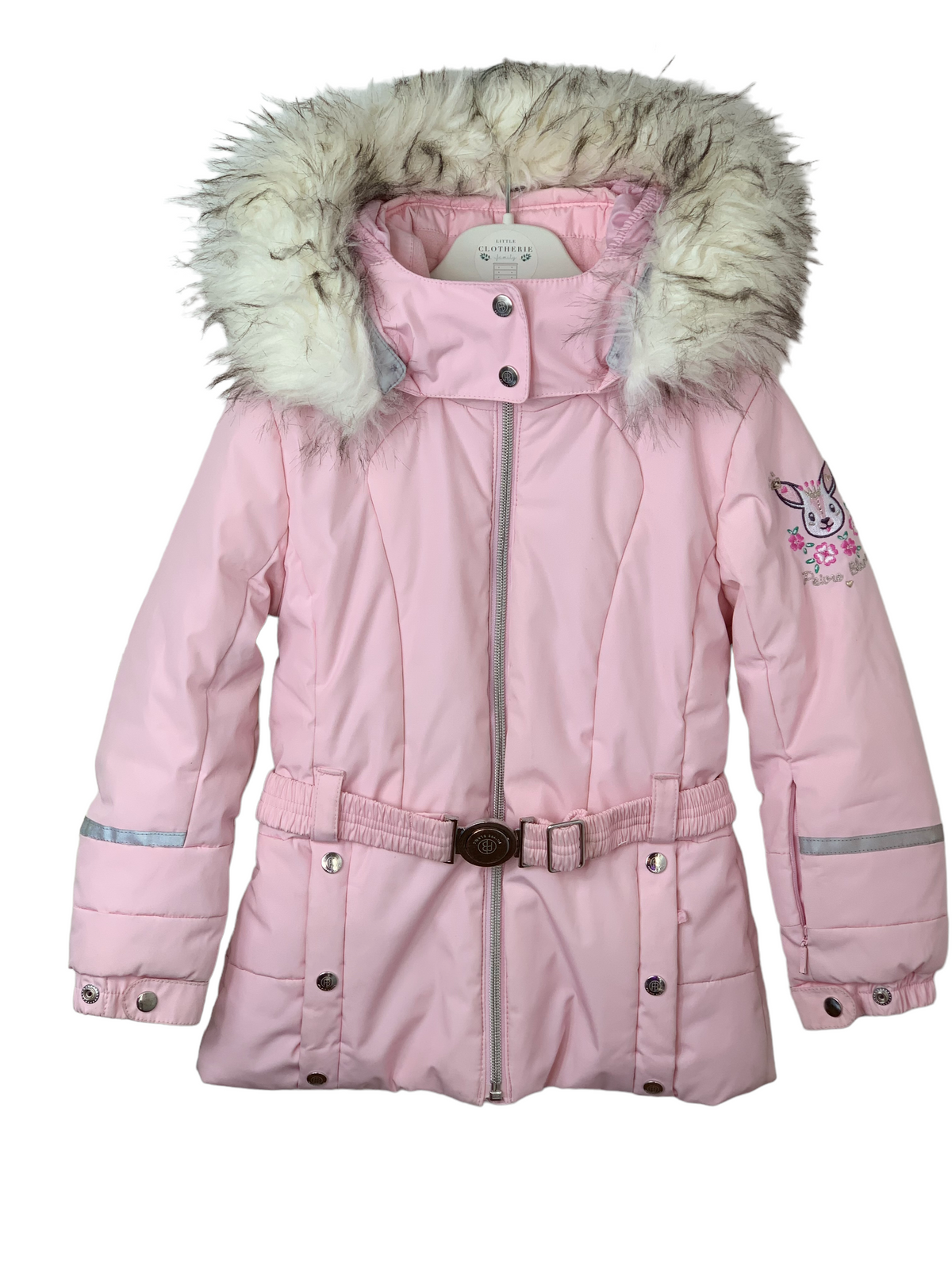 Veste ski Poivre Blanc Rose pale 5 ans Little.Clotherie.Family