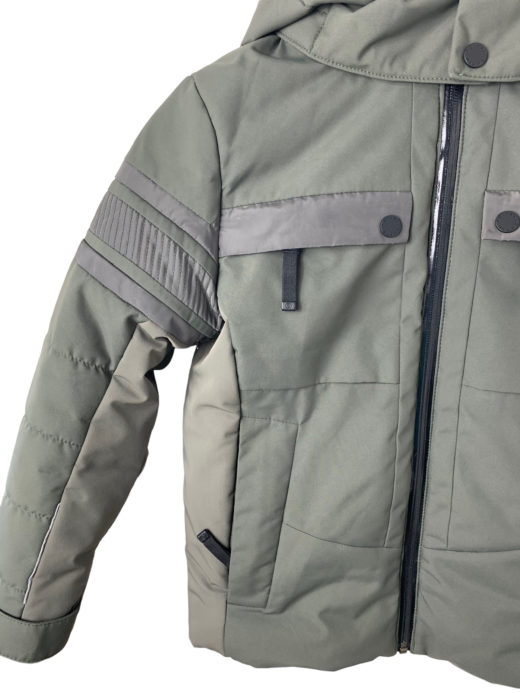 Veste ski Poivre Blanc kaki 8 ans