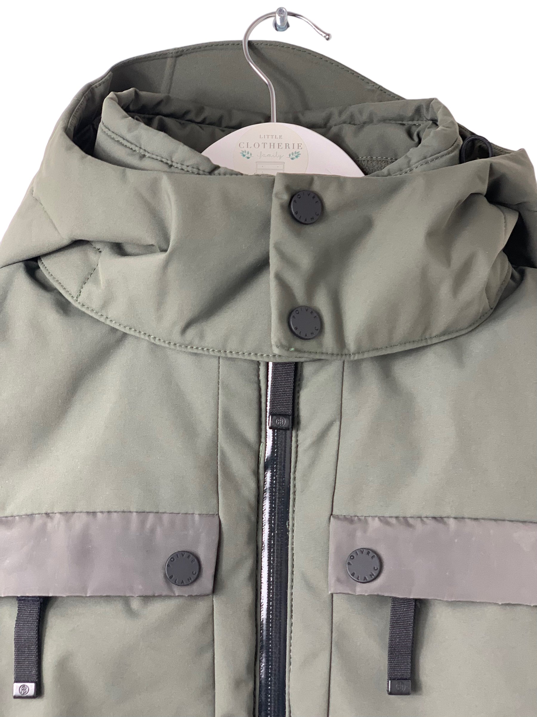 Veste ski Poivre Blanc kaki 8 ans