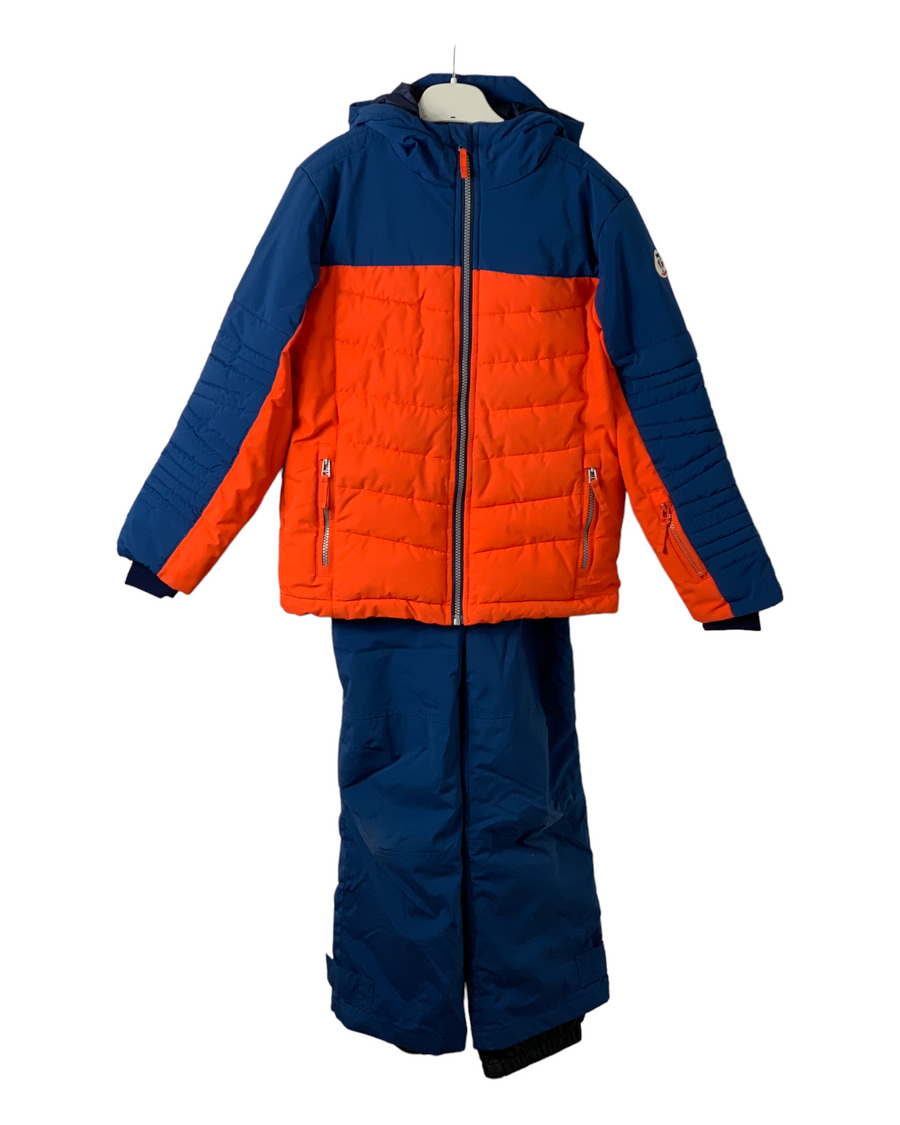 Ensemble ski Fusalp No Panik bleu/orange 10 ans