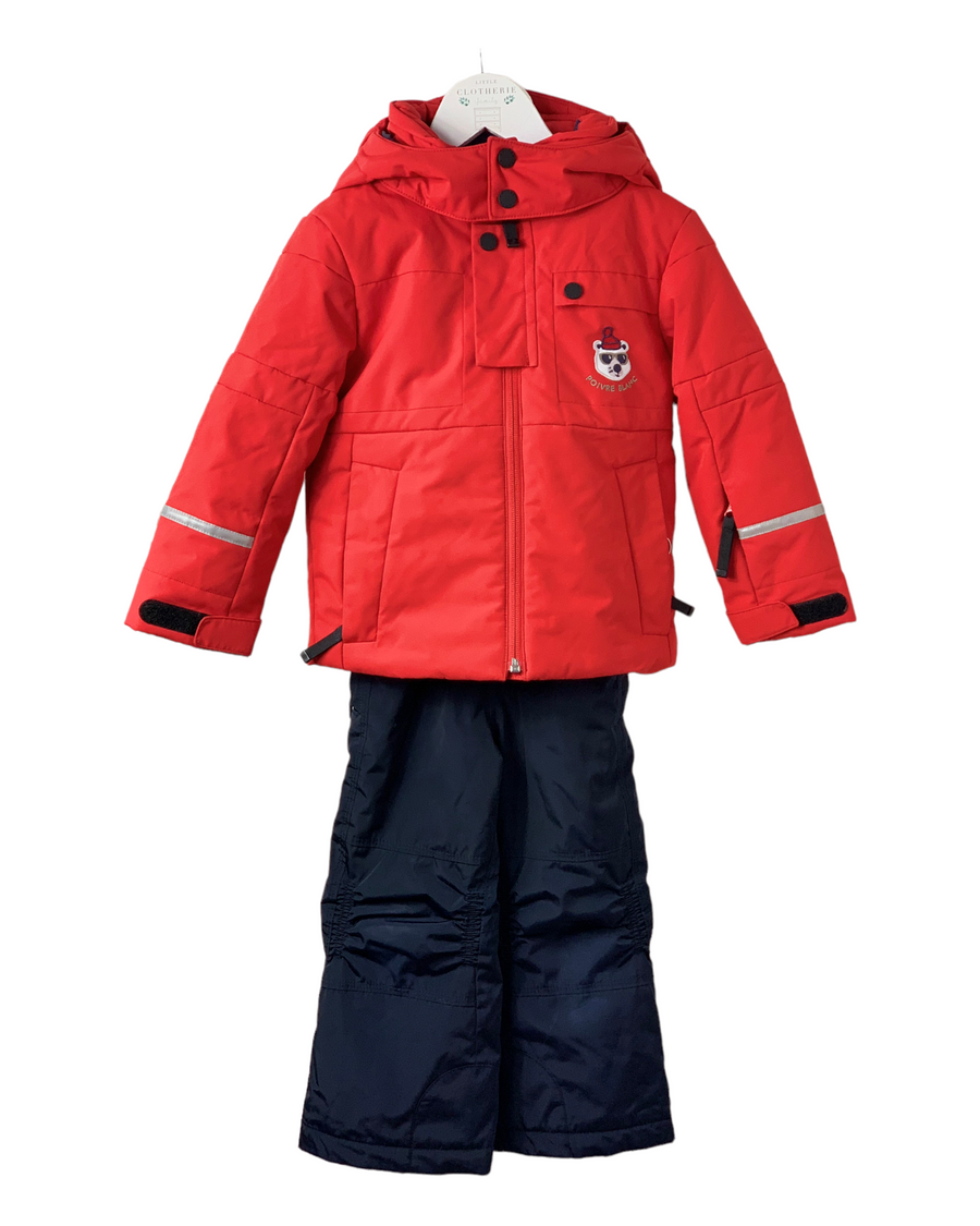 Ensemble ski Poivre Blanc rouge / marine 4 ans