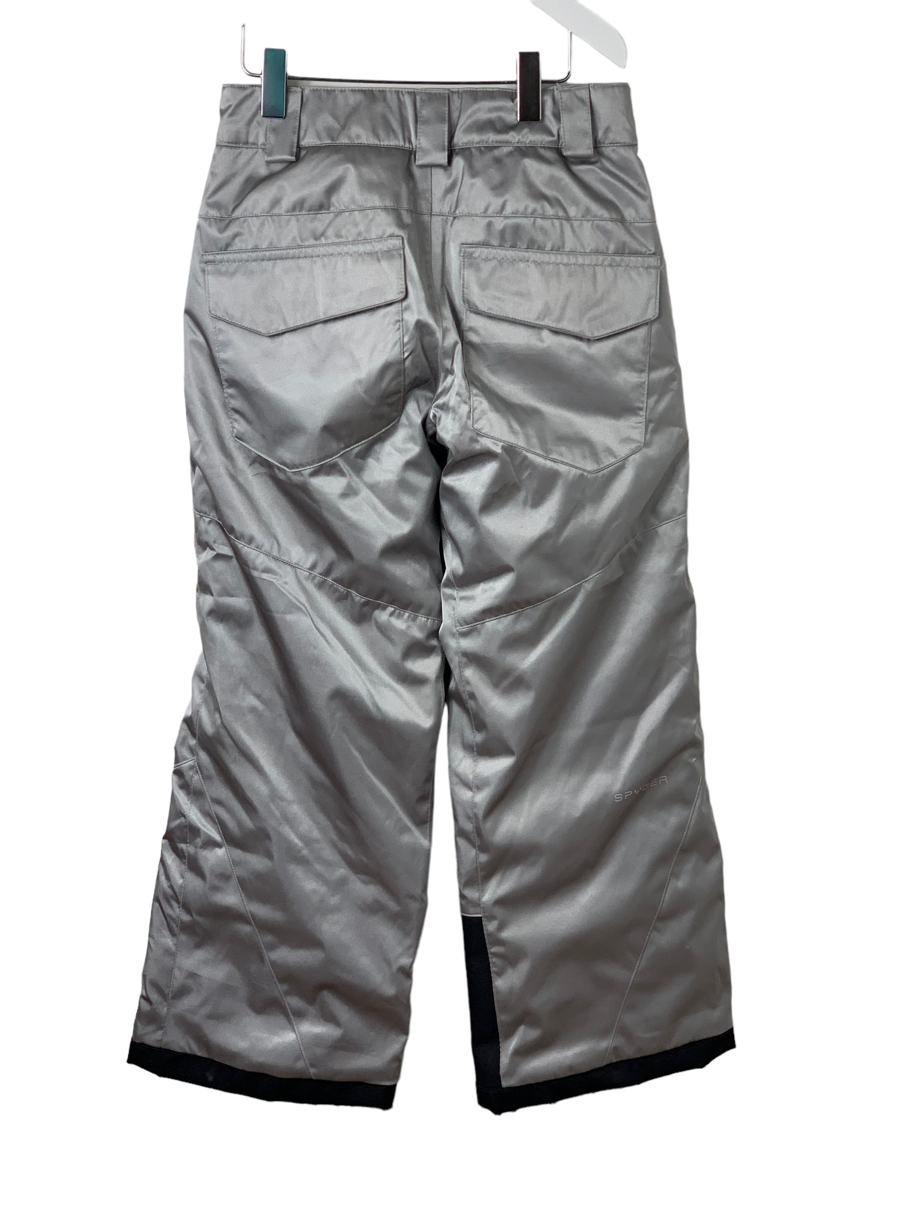 Pantalon ski gris satiné SPYDER 8 ans