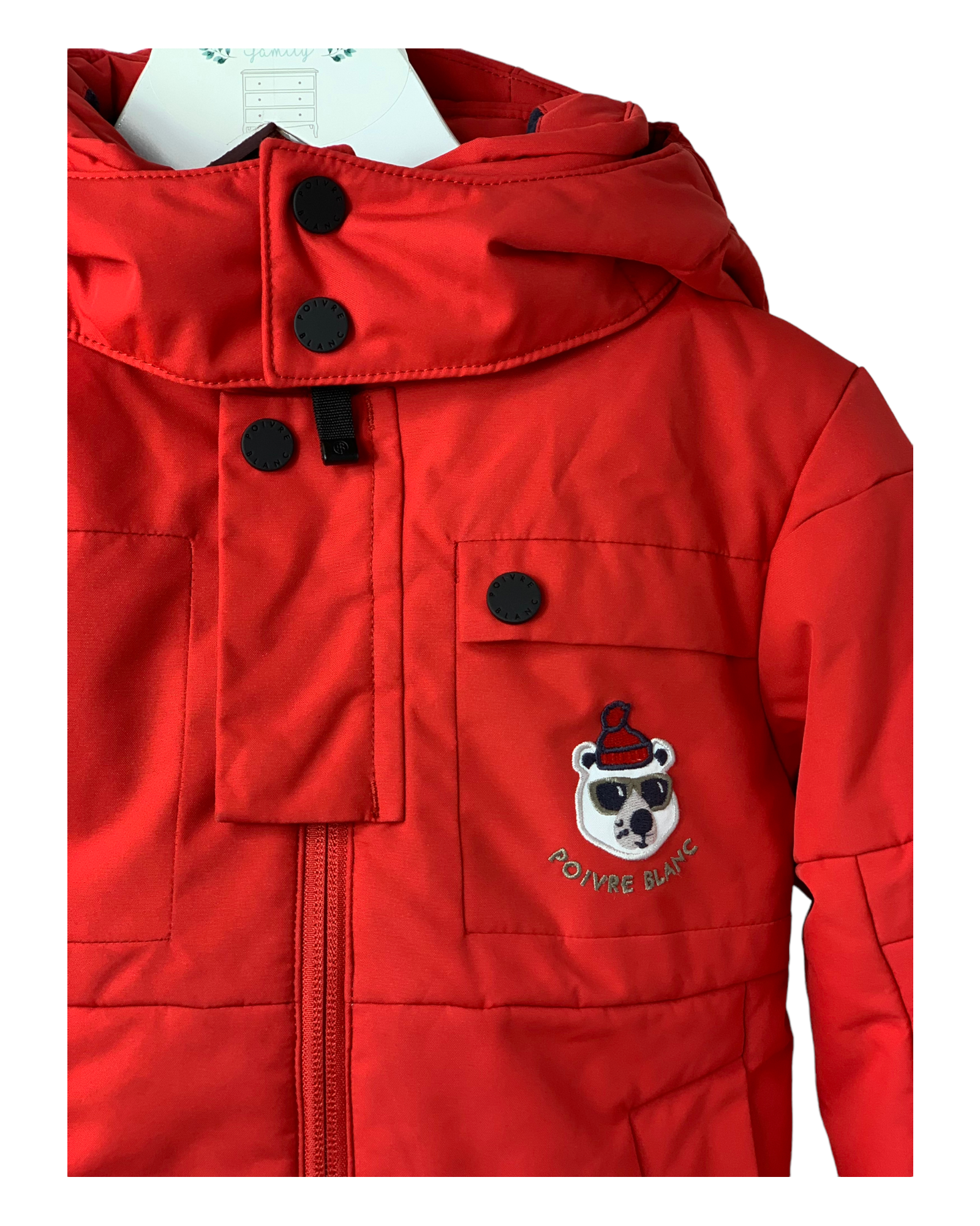 Ensemble ski Poivre Blanc rouge / marine 4 ans