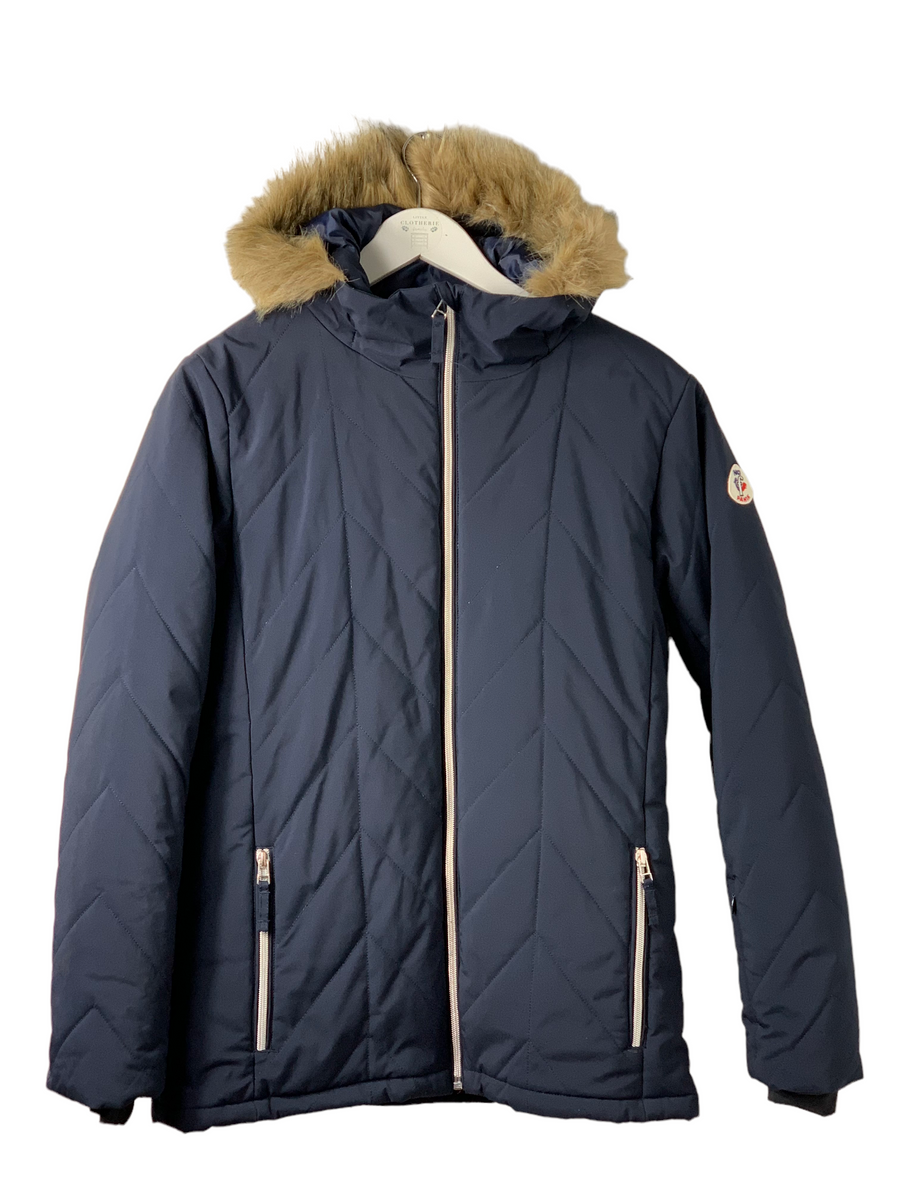 Veste ski Fusalp NO Panik FILLE bleu marine 16 ans