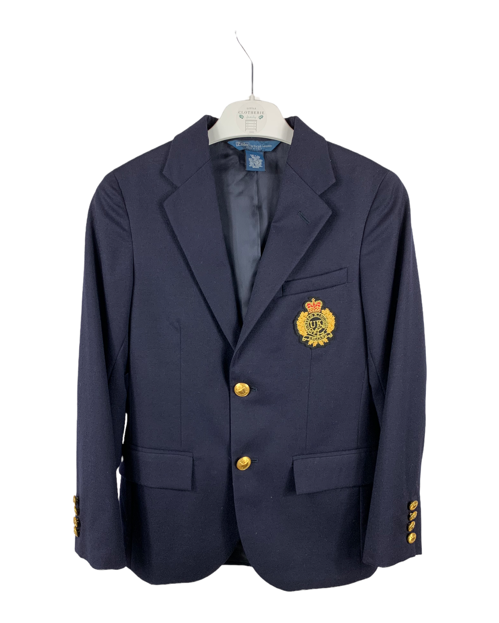 Blazer ecusson ralph lauren femme shop
